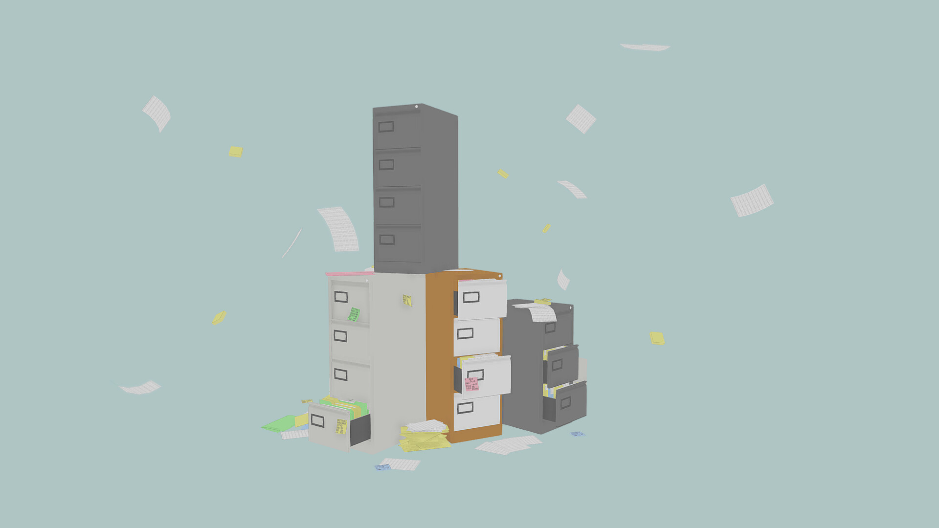 Artstation Low Poly Filing Cabinet Remodelling Karl Bruce