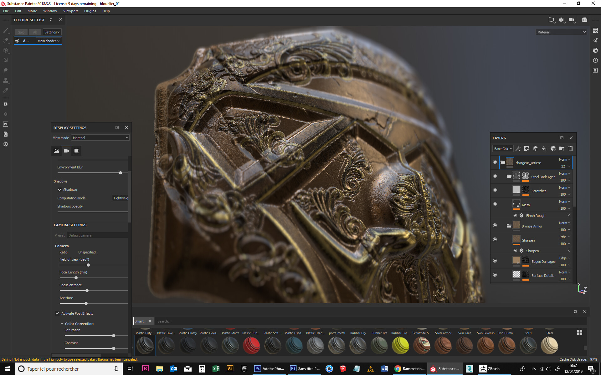 Substance painter не сохраняет проект