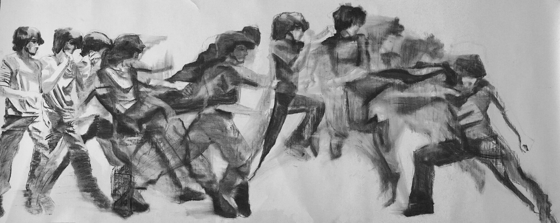 ArtStation Charcoal Animation "Building Power"