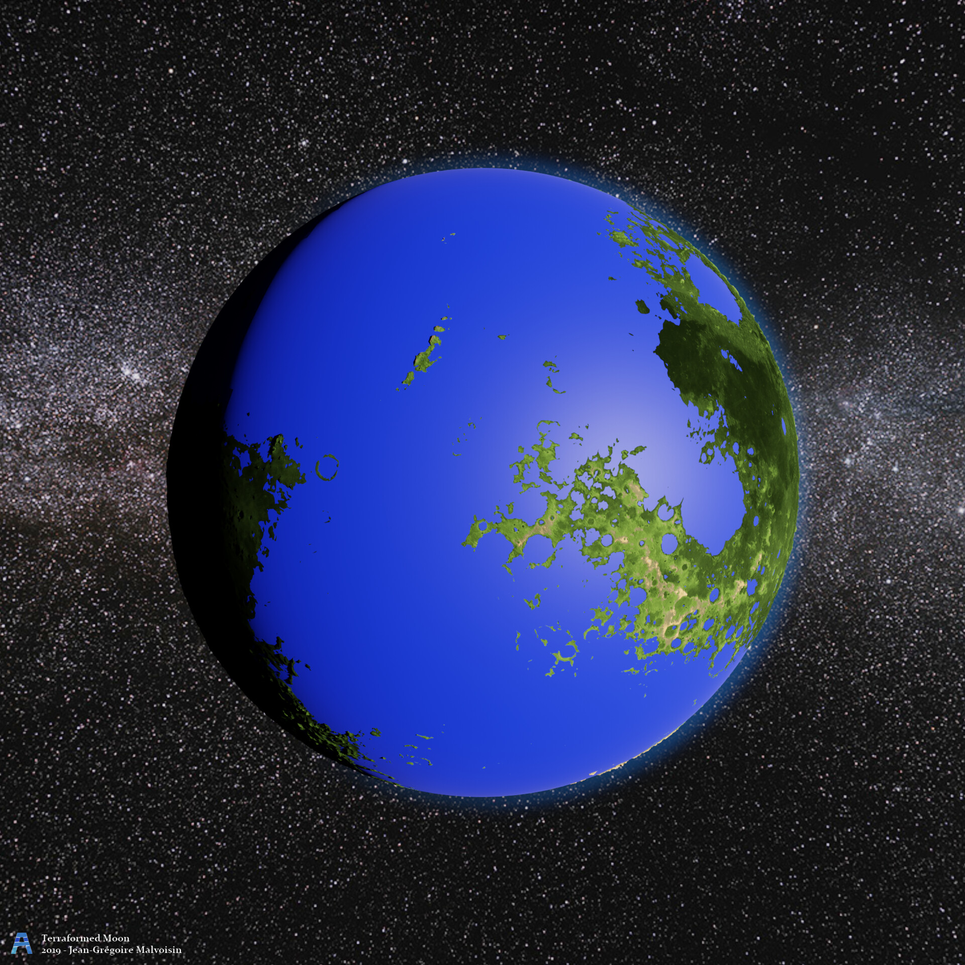 Jean-Grégoire Malvoisin - Terraformed Moon
