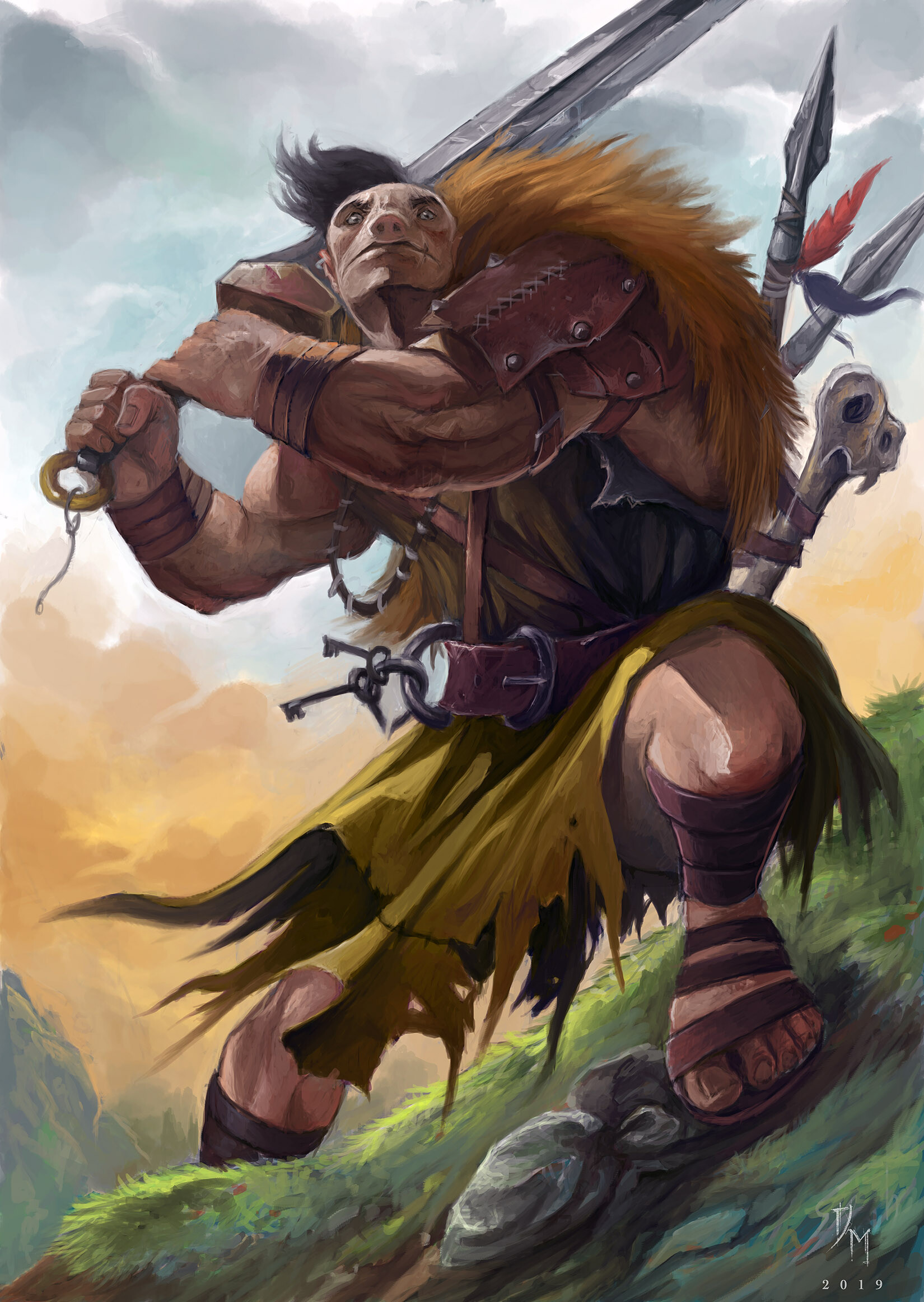 ArtStation - Hill Giant Captain