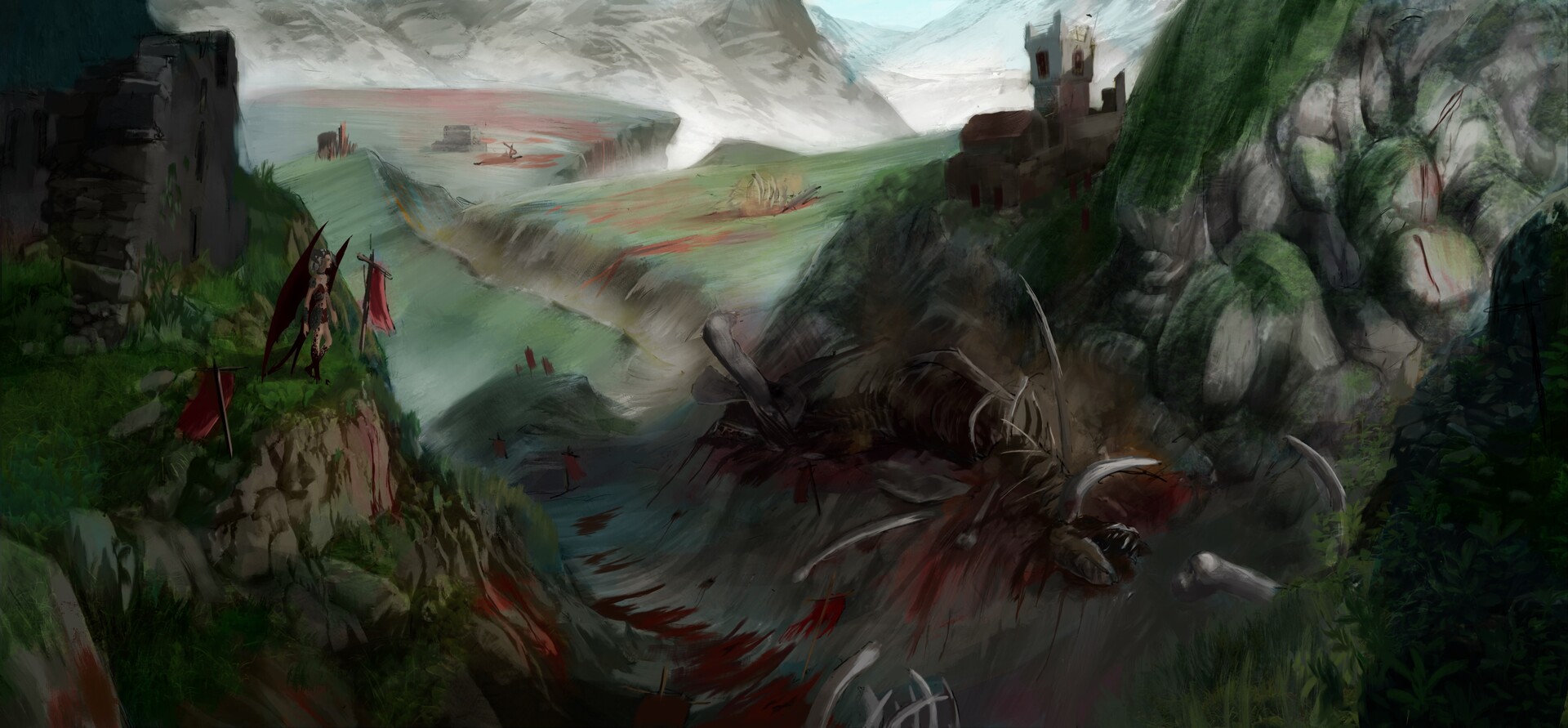 Image result for fantasy wasteland