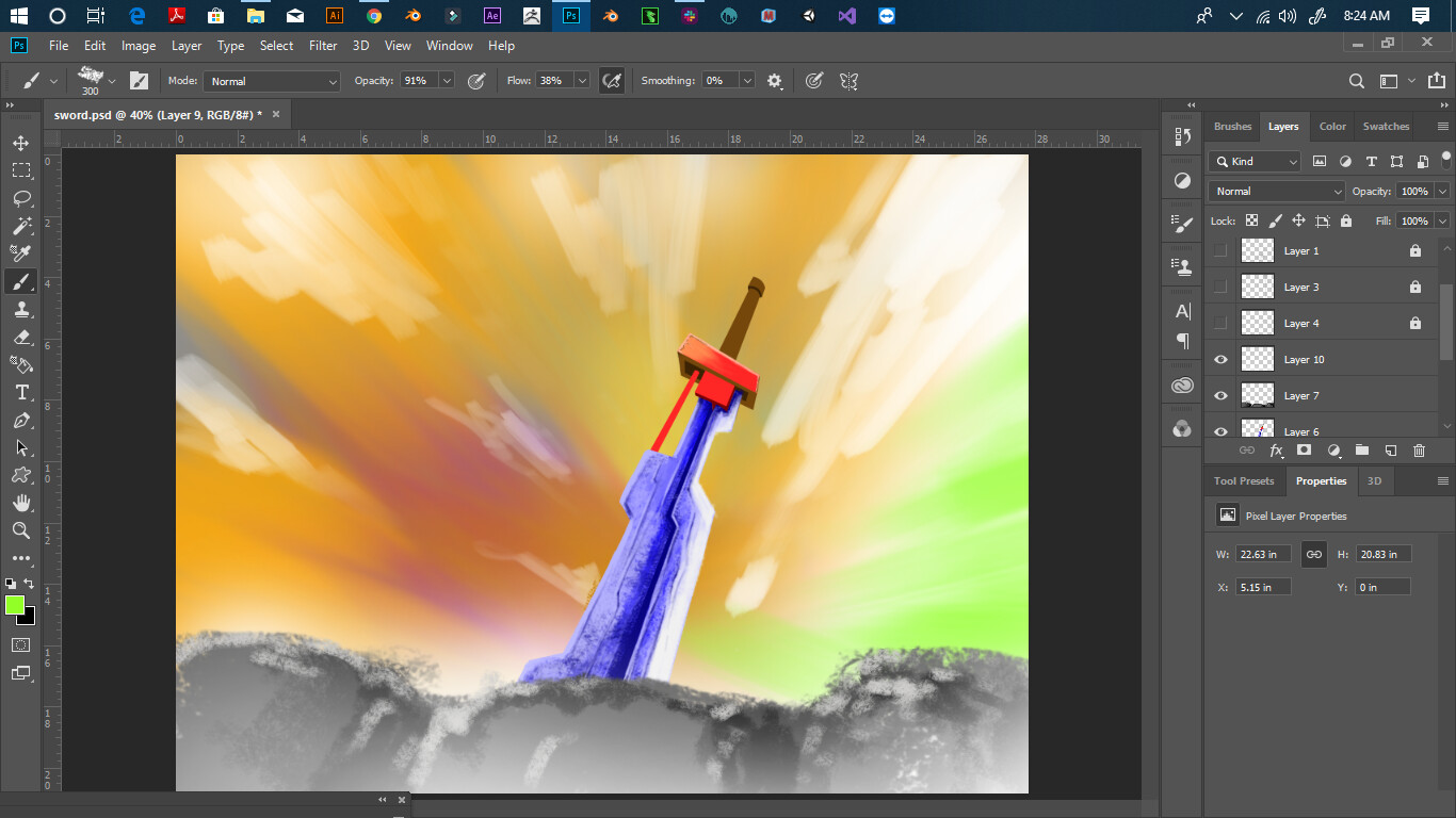 Background and Colours Play