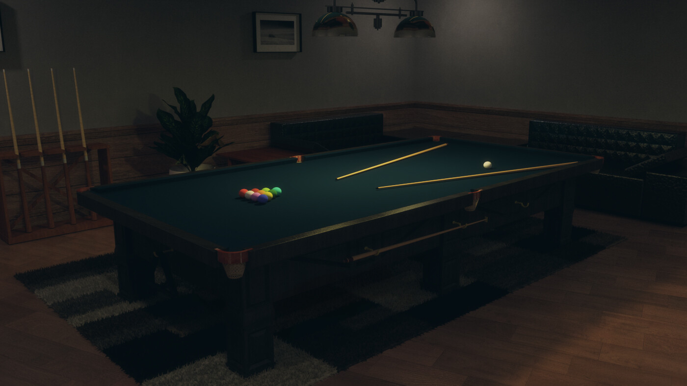ArtStation - a pool table
