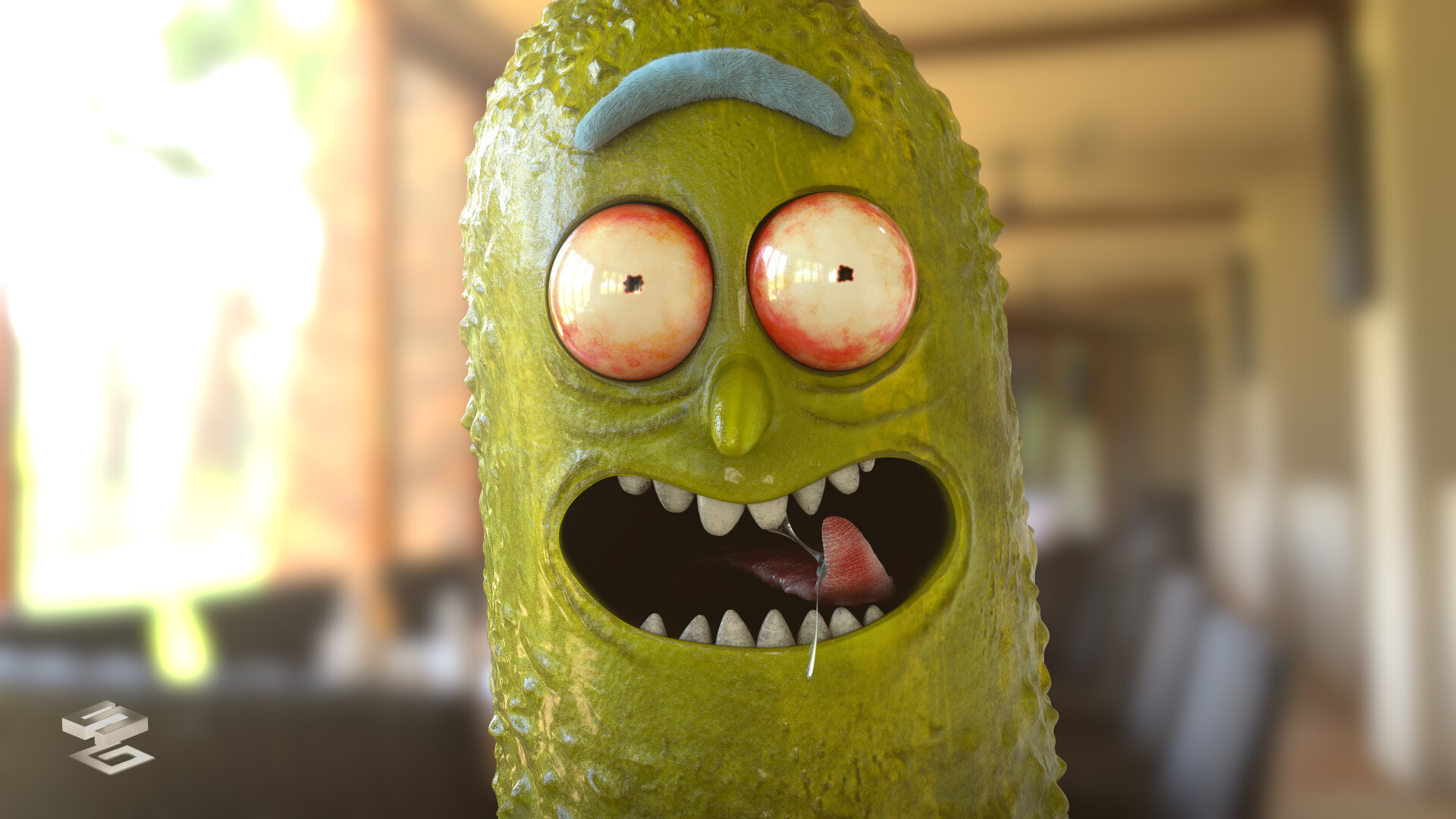 Artstation Pickle Rick Personal Project Simon Garcia All of the rick wallpapers bellow have a minimum hd resolution (or 1920x1080 for the tech guys) and are easily downloadable by clicking the image and saving it. artstation
