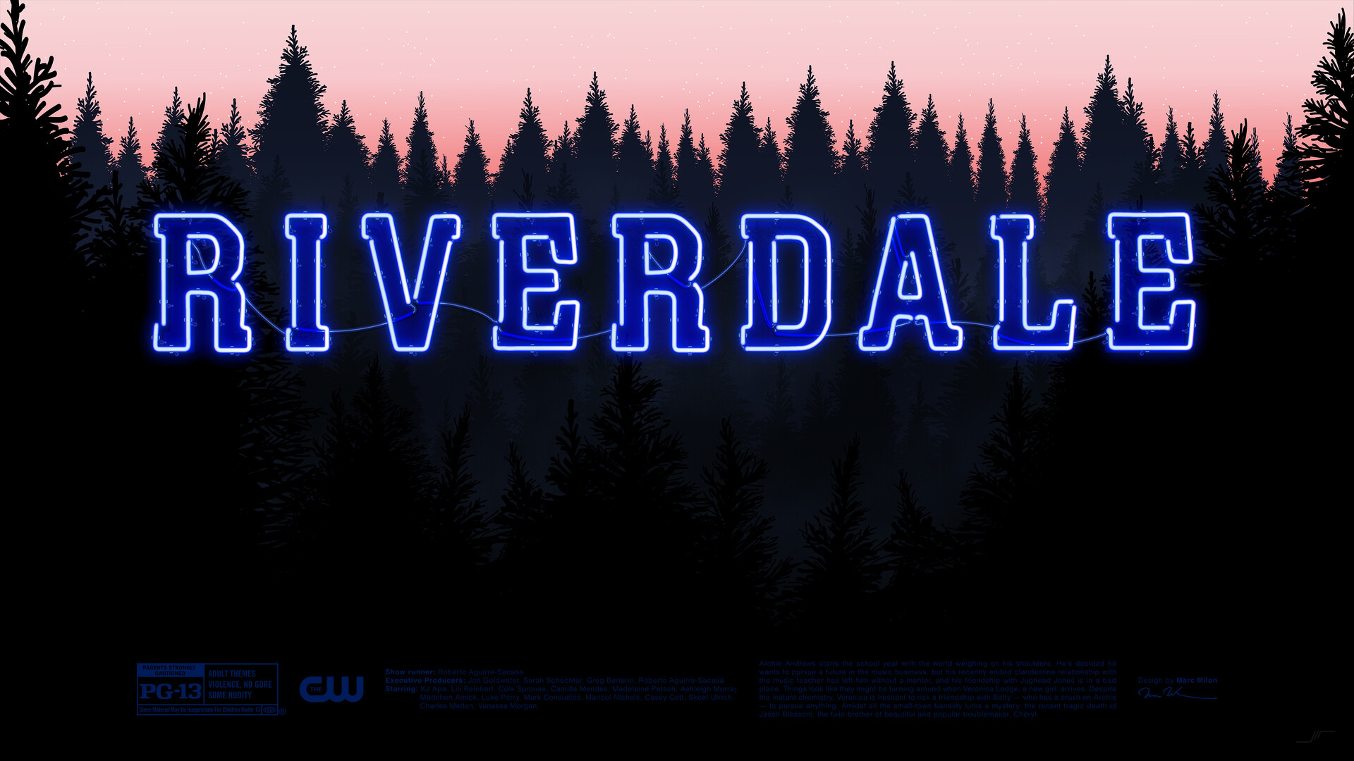 Riverdale Neon Movie Poster + Wallpaper