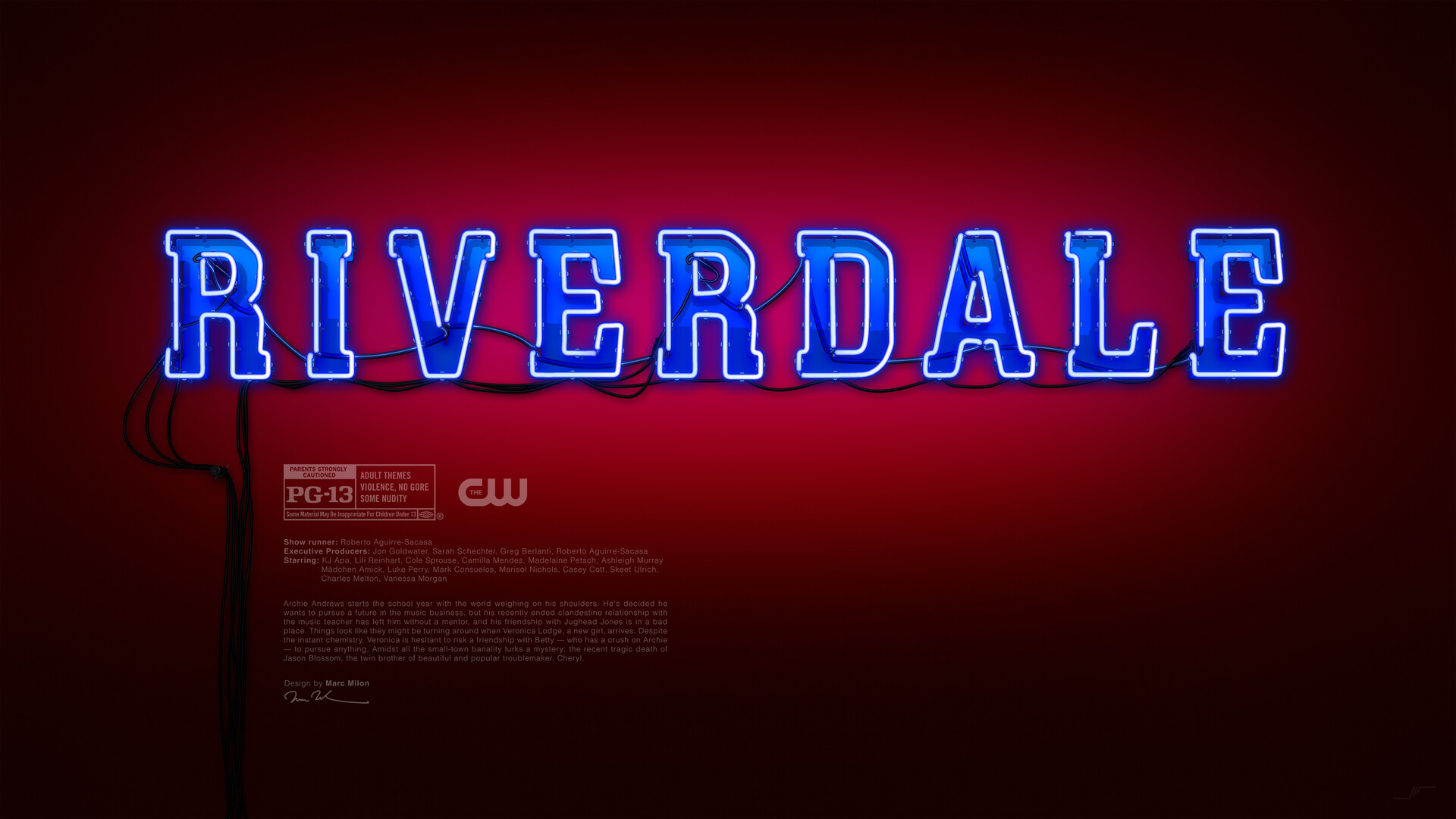 ArtStation Riverdale Neon Movie Poster Wallpaper Set 1080 4K 8K