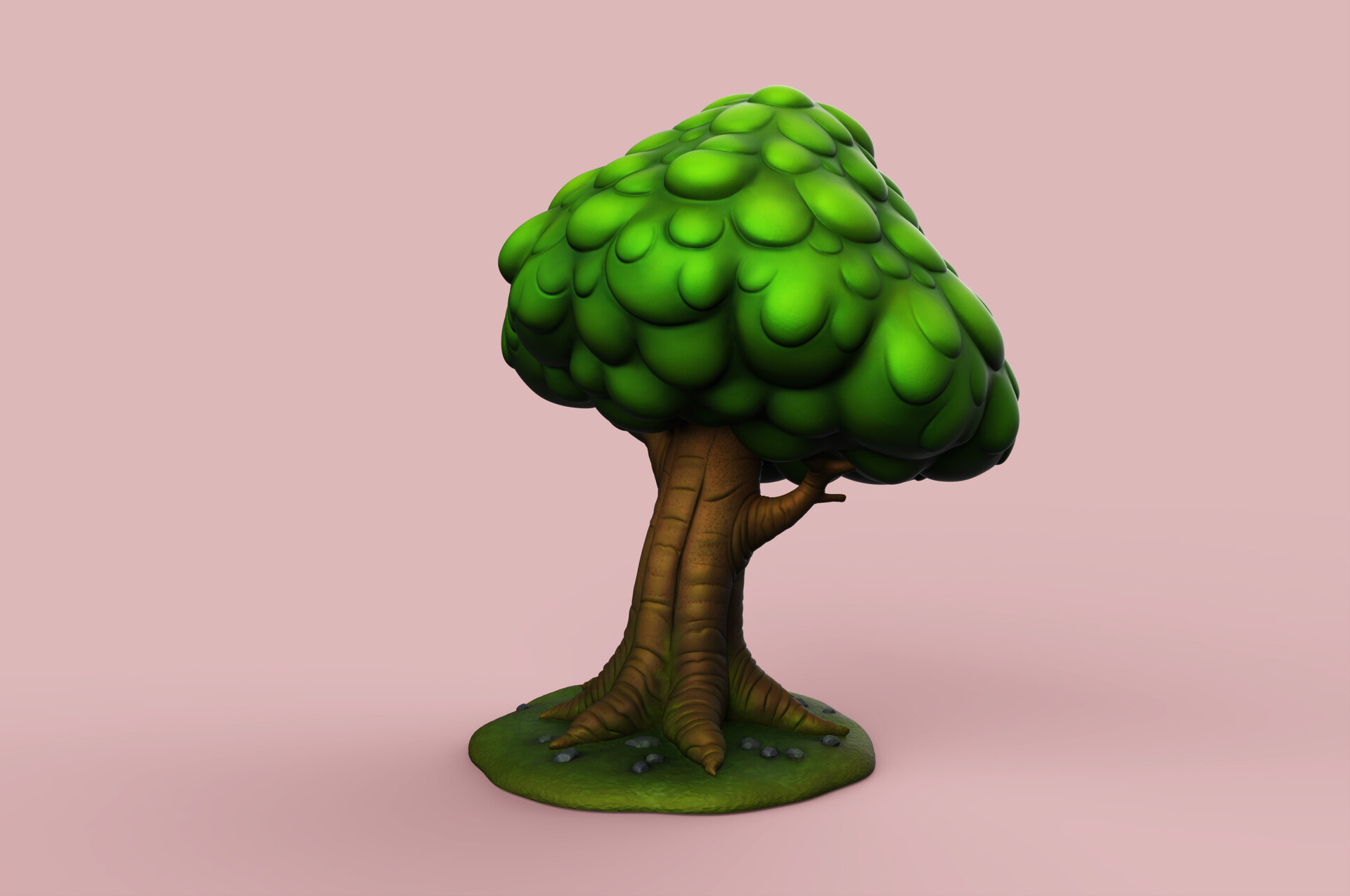 ArtStation - Cartoon Tree