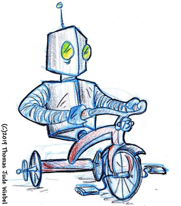famélico freno Manto ArtStation - Robot Tricycle
