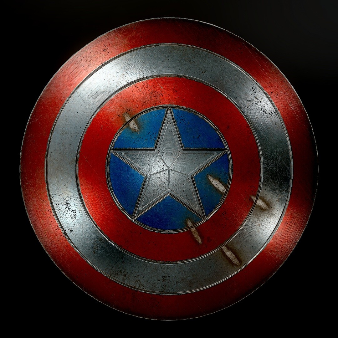 Captain America Shield PNG (Isolated-Objects) Textures For Photoshop ...