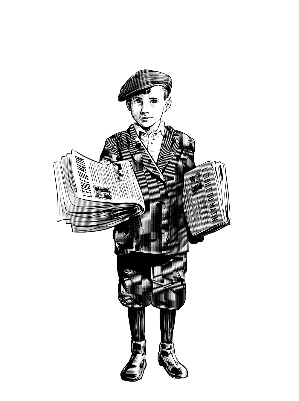 Newspaper boy