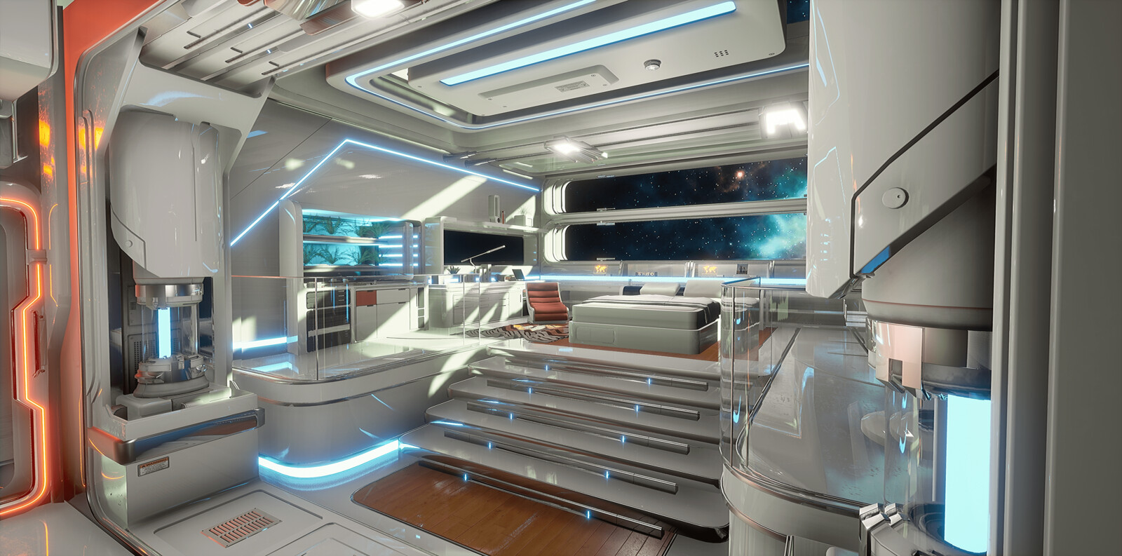 Sci-Fi Space Station - UNREAL ENGINE 4