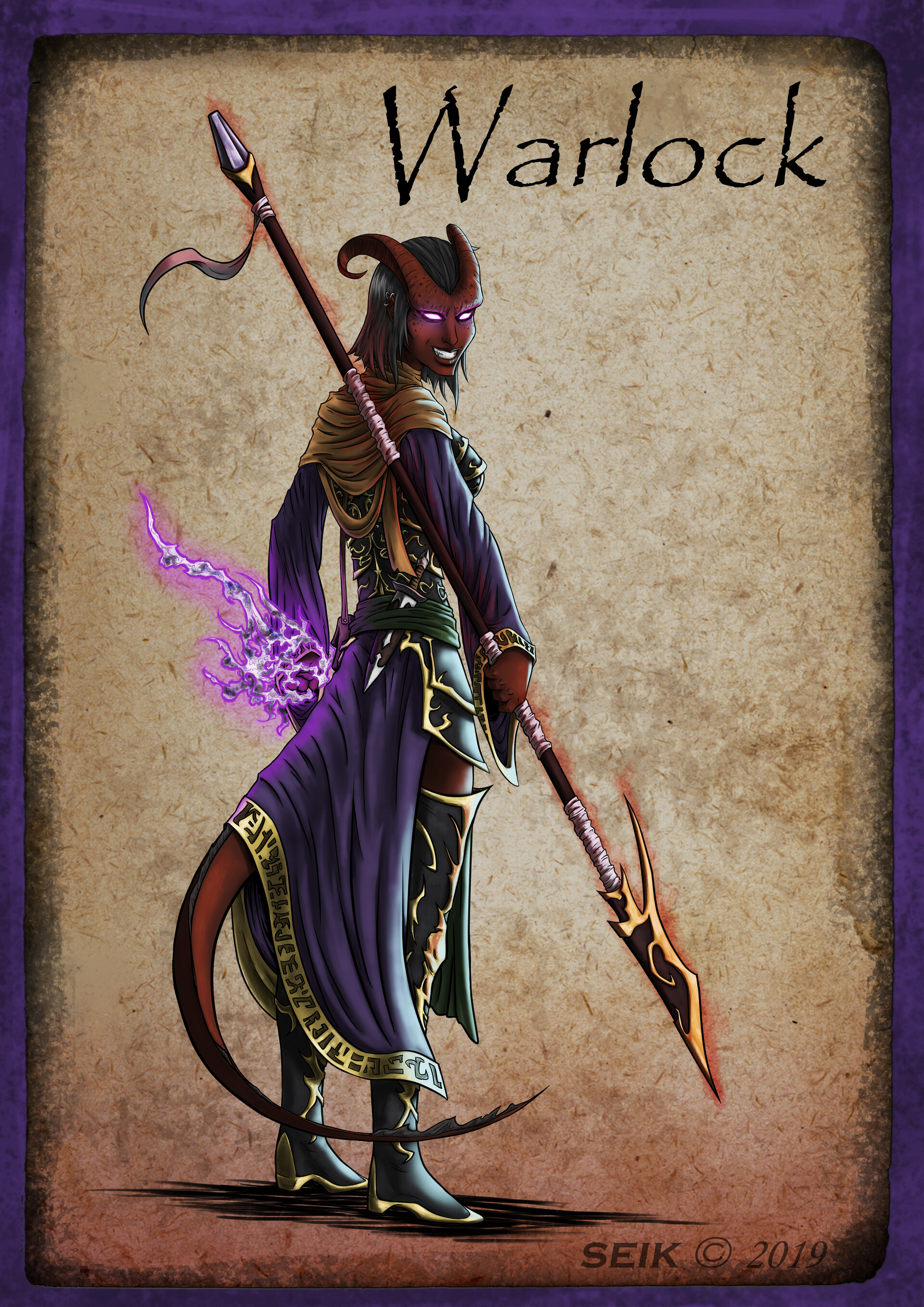 Artstation D D Warlock Daniel Delgado Meet annakaia, a surly young tiefling warlock. artstation d d warlock daniel delgado