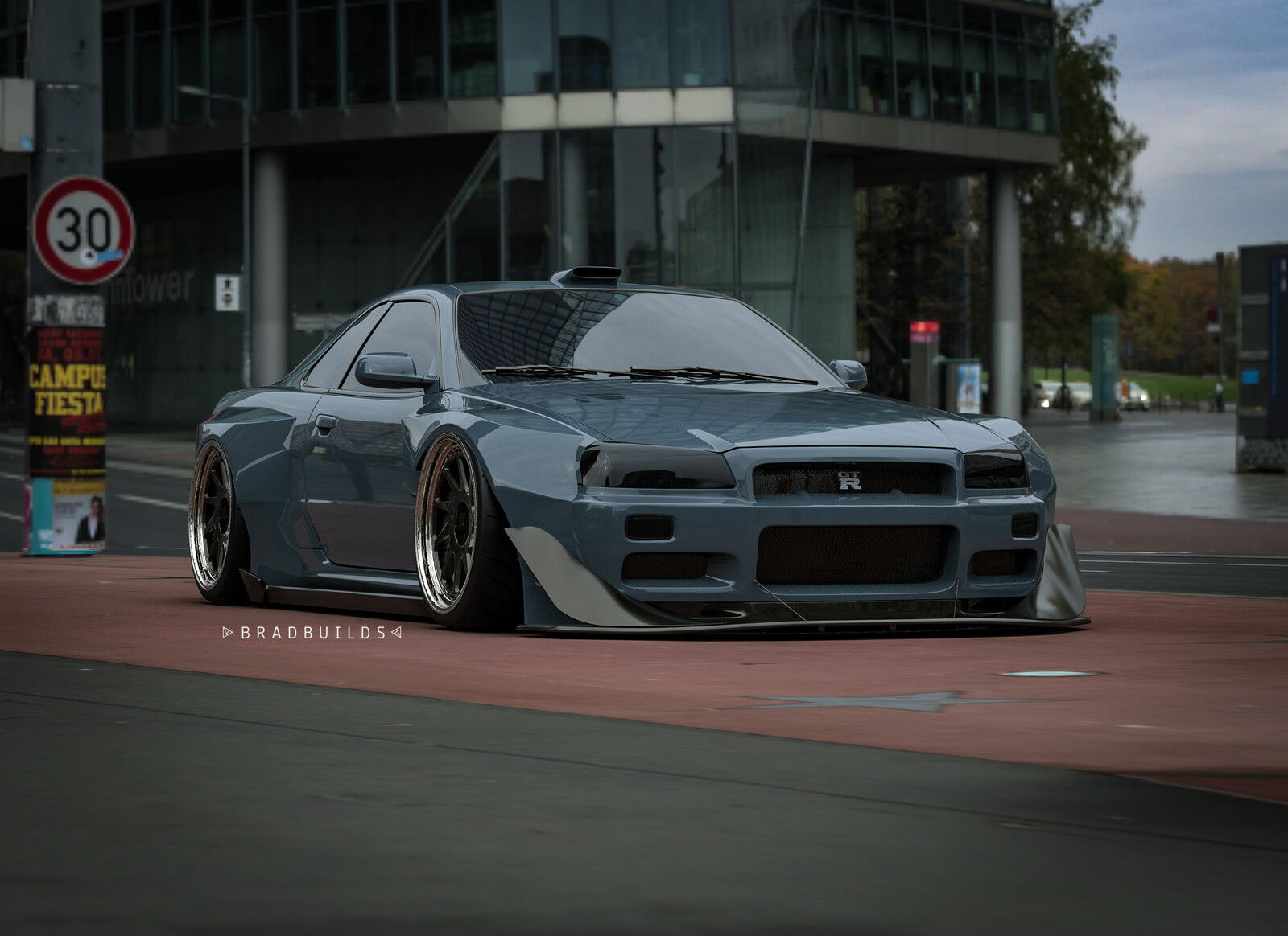 Nissan Skyline r34 stance