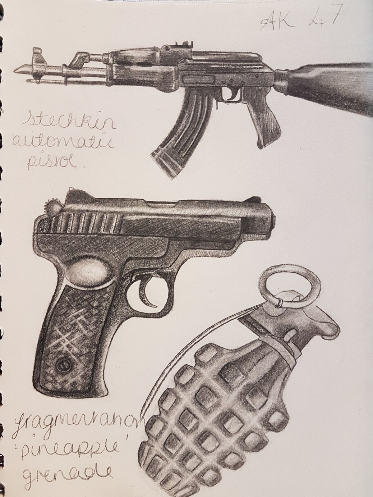 Назови боевое оружие периода великой отечественной войны нарисуй любое по своему