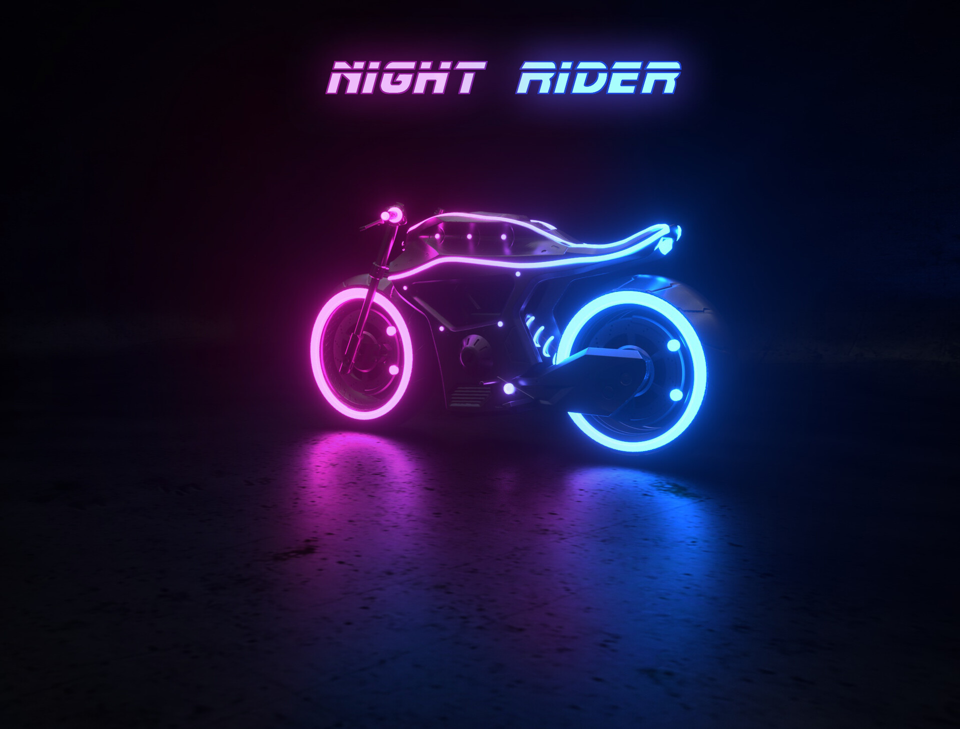 Night store rider bike