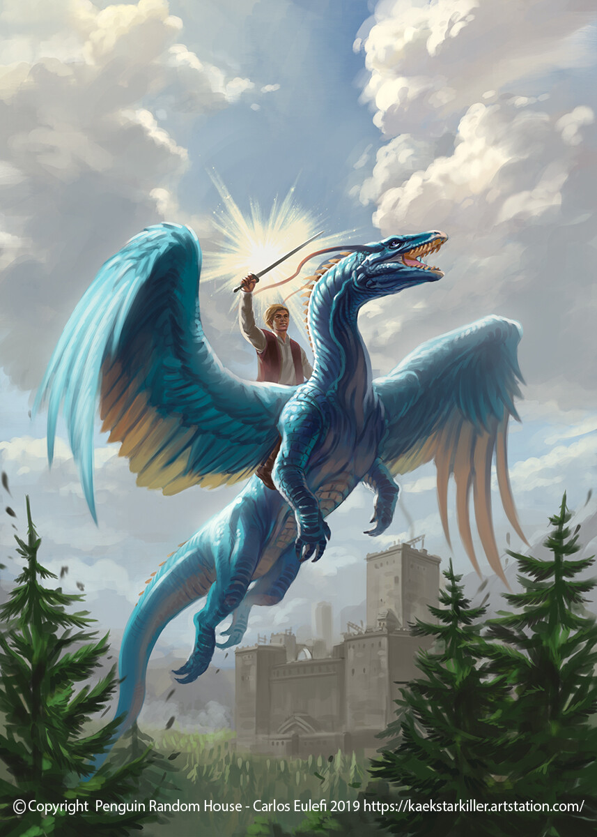 Eragon book cover illustration