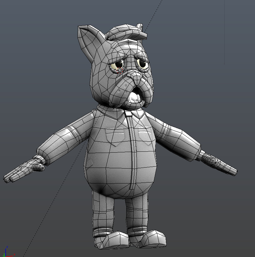 Connor Baxter - Low Poly Dog character
