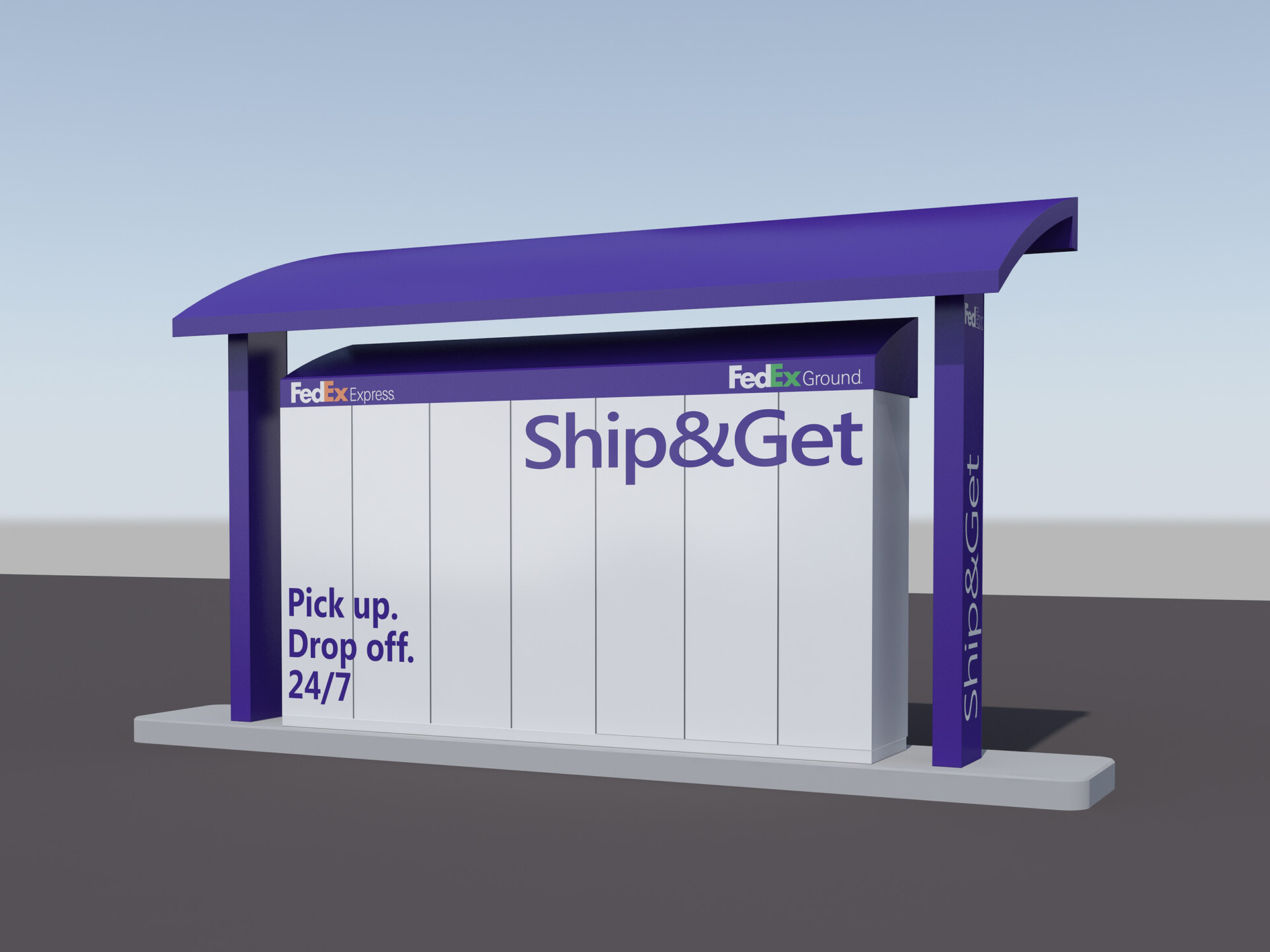 Matthew Donlan FedEx Ship&Get Lockers