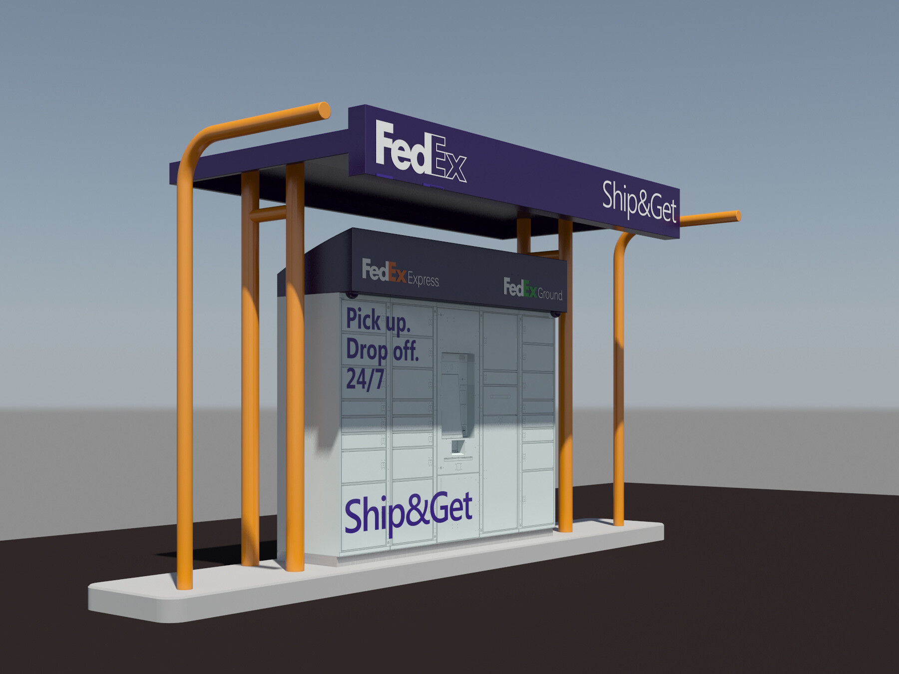 Matthew Donlan FedEx Ship&Get Lockers