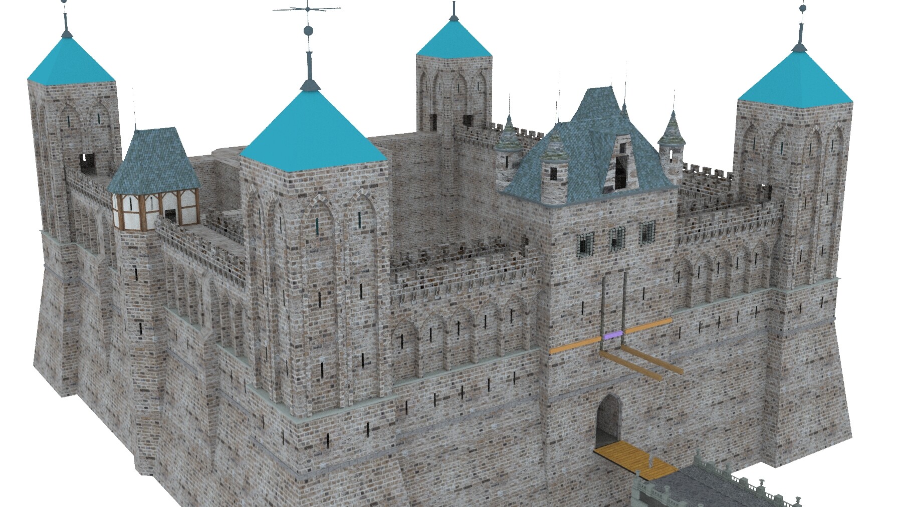 Artstation Castle Ravenloft Wip Milon Zed