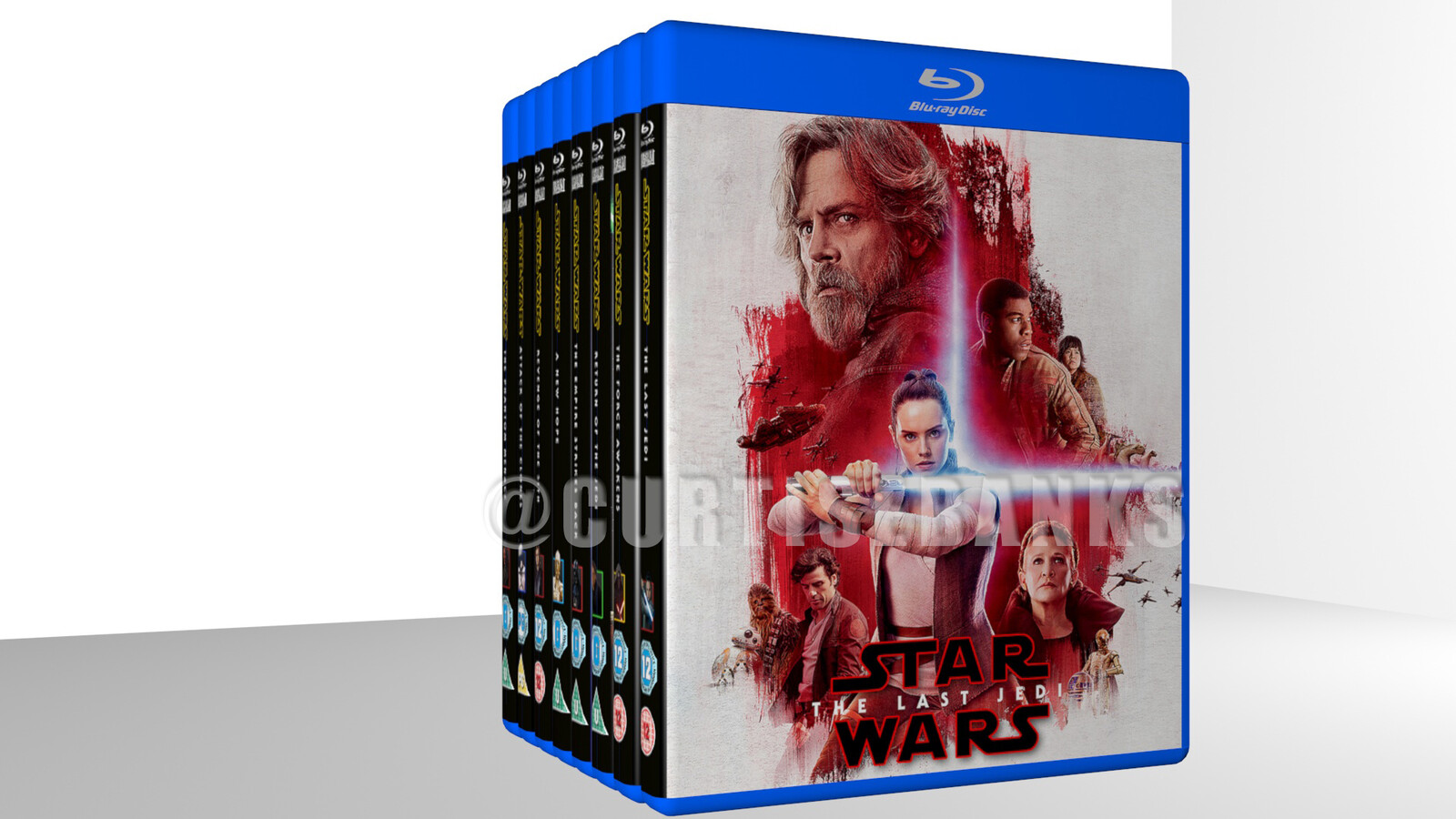 Artstation Star Wars The Last Jedi Custom Blu Ray Cover Curtis Ebanks