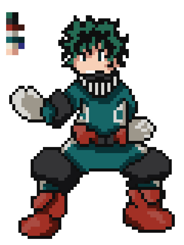 Artstation Uraraka And Deku Pokemon Trainer Sprite White Lotus