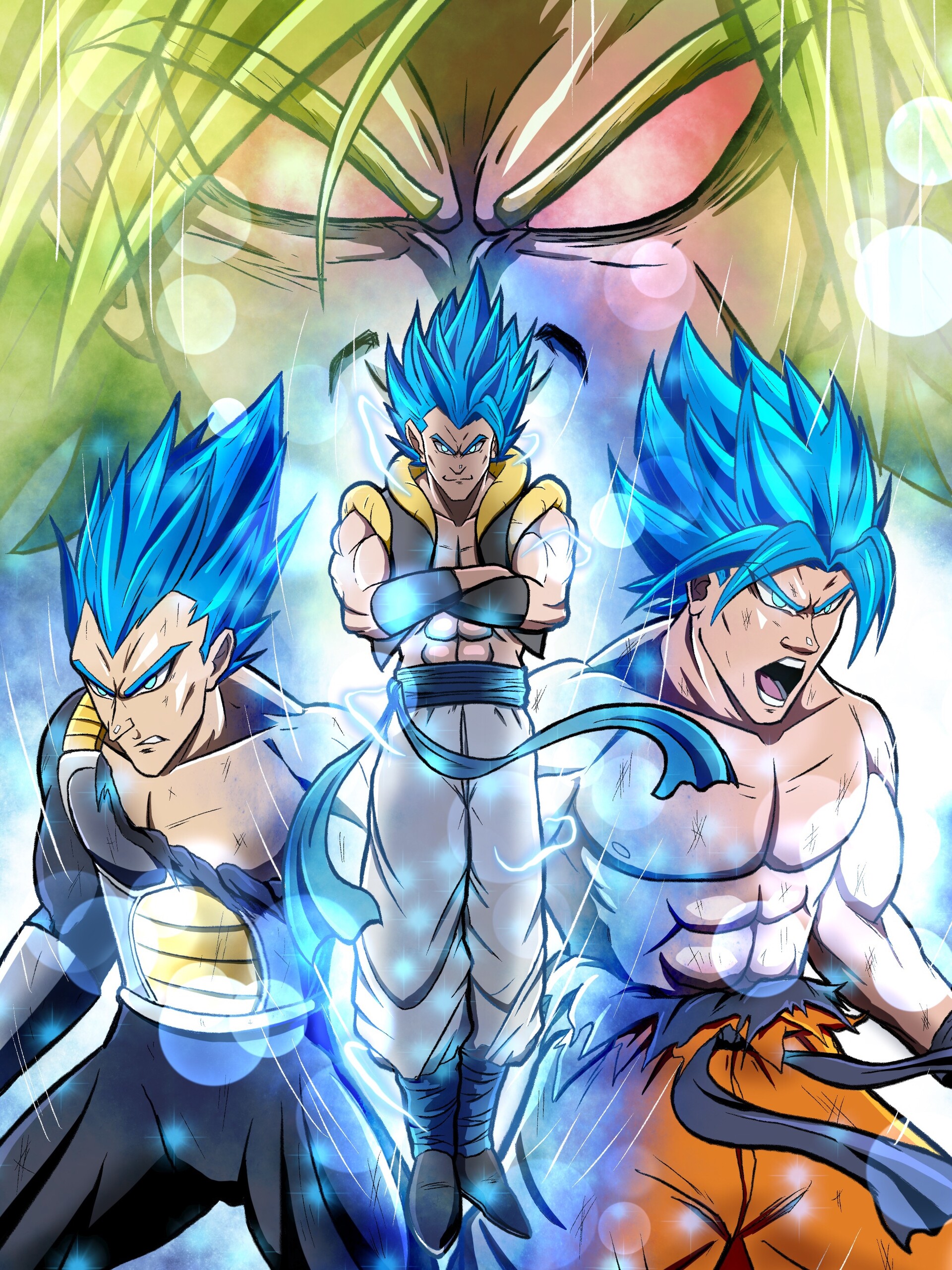 ArtStation - Dragon ball super Vegito blue