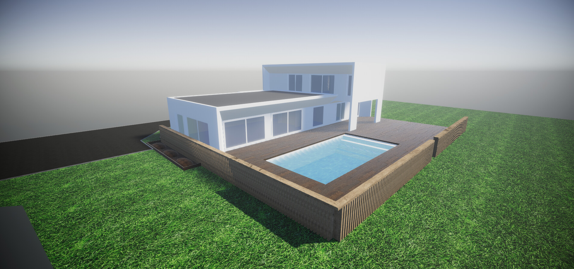 Lucas Rampaud Maison Cubique Contemporaine 3d