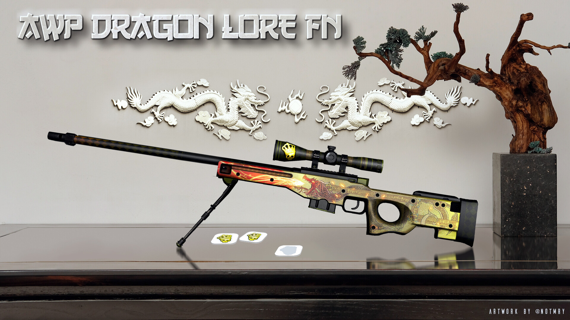 CS GO Dragon Lore Wallpaper