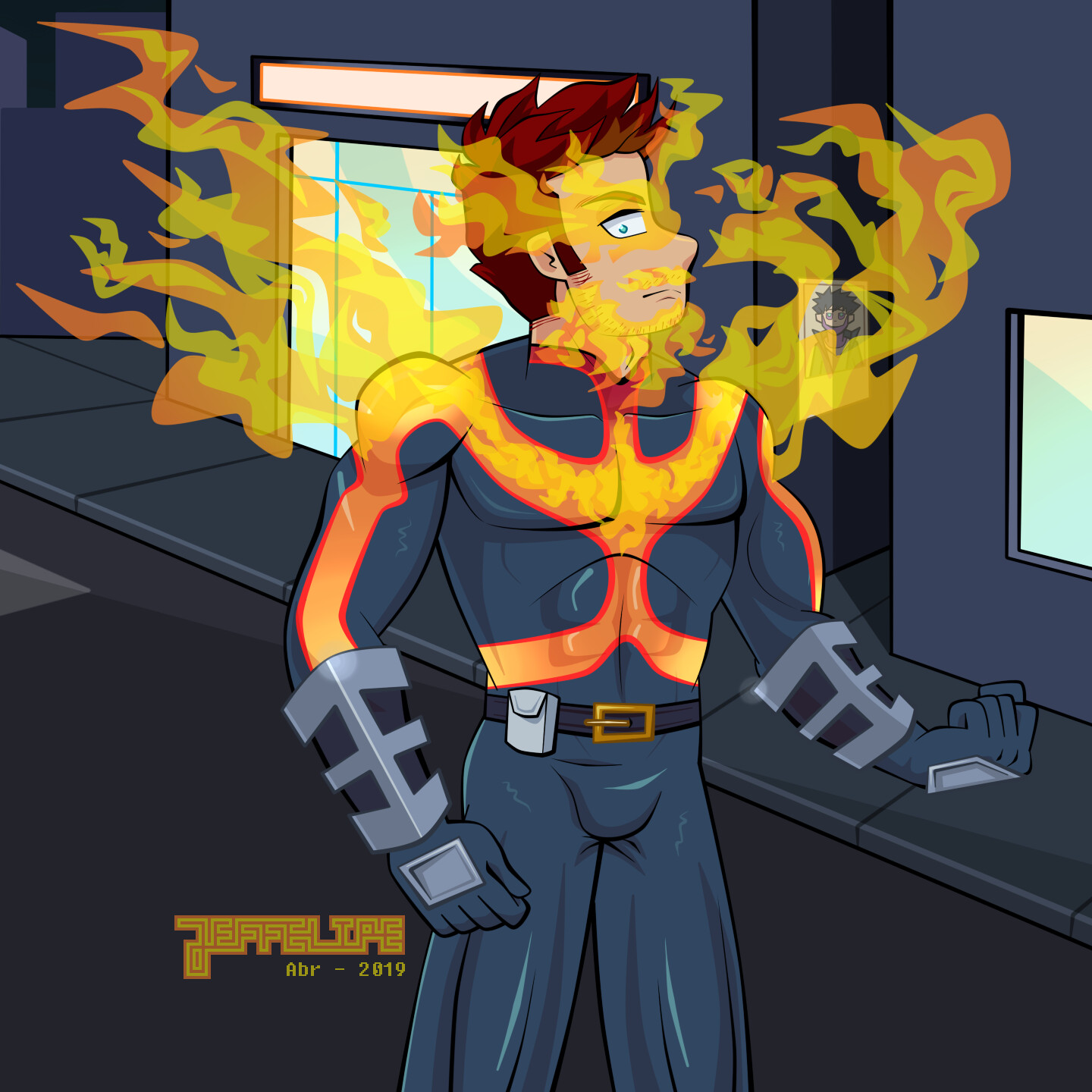 Artstation Fanart My Hero Academia Endeavor Jefferson Felipe
