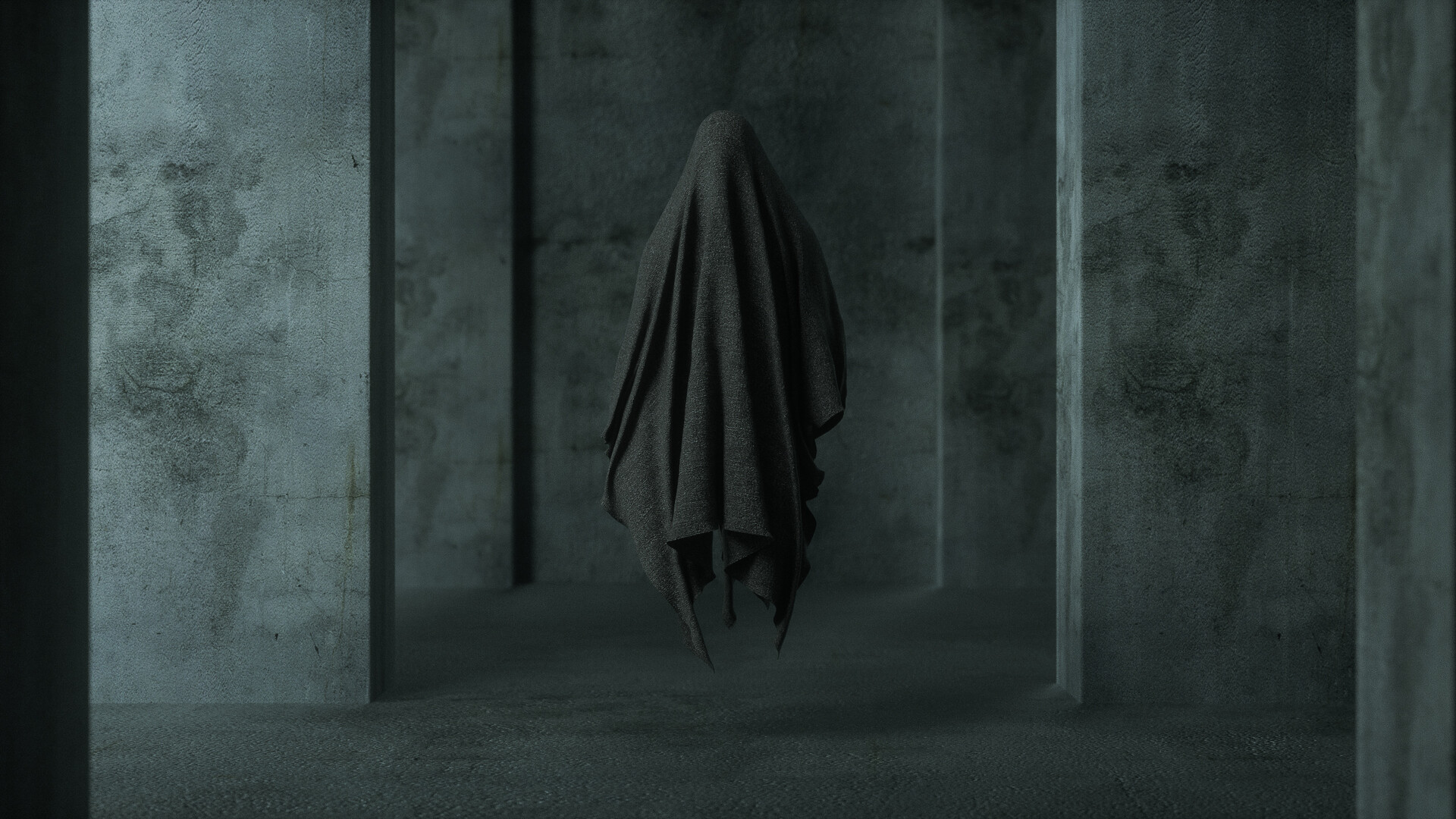 ArtStation Ghost behind Blanket