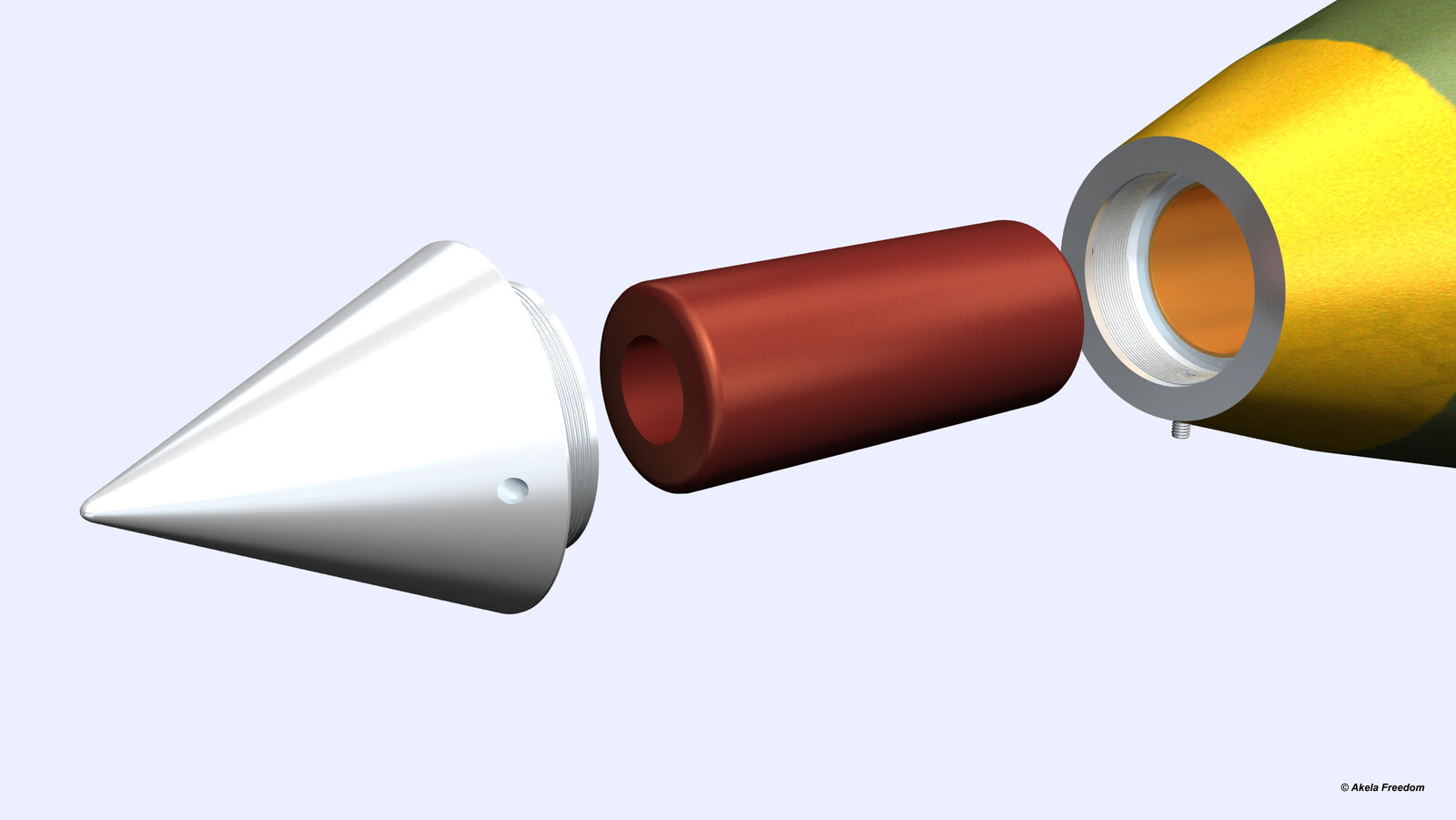 MK-84 in details:
Sometimes using a special conical plug to enhance the better penetration.