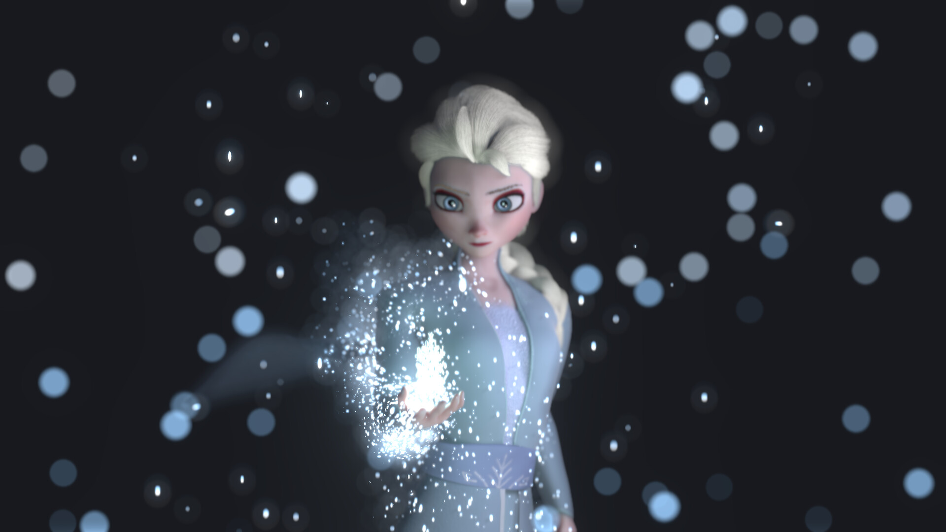 Artstation Frozen 2 Elsa Real Time Animation Matheus Evangelista