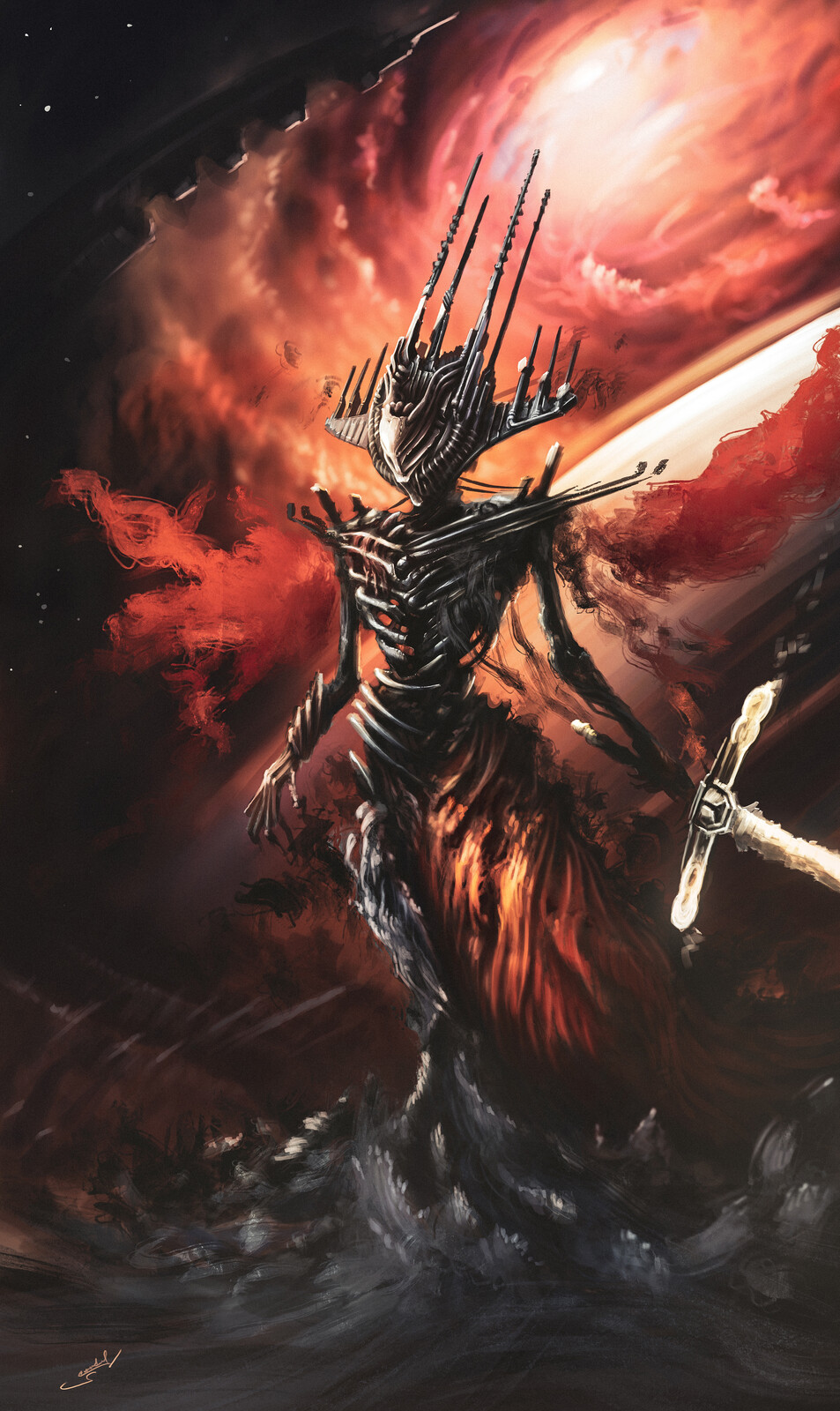 "Space Darkness" creature