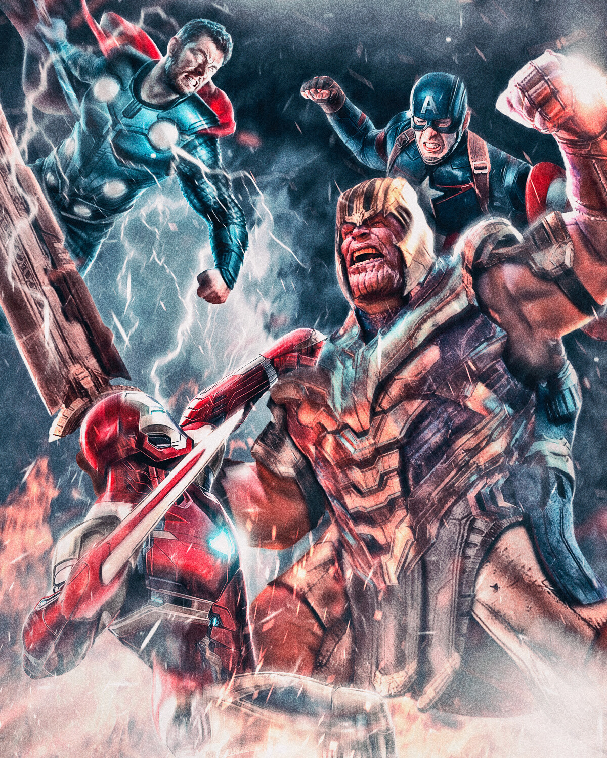 Thanos vs. The Trinity