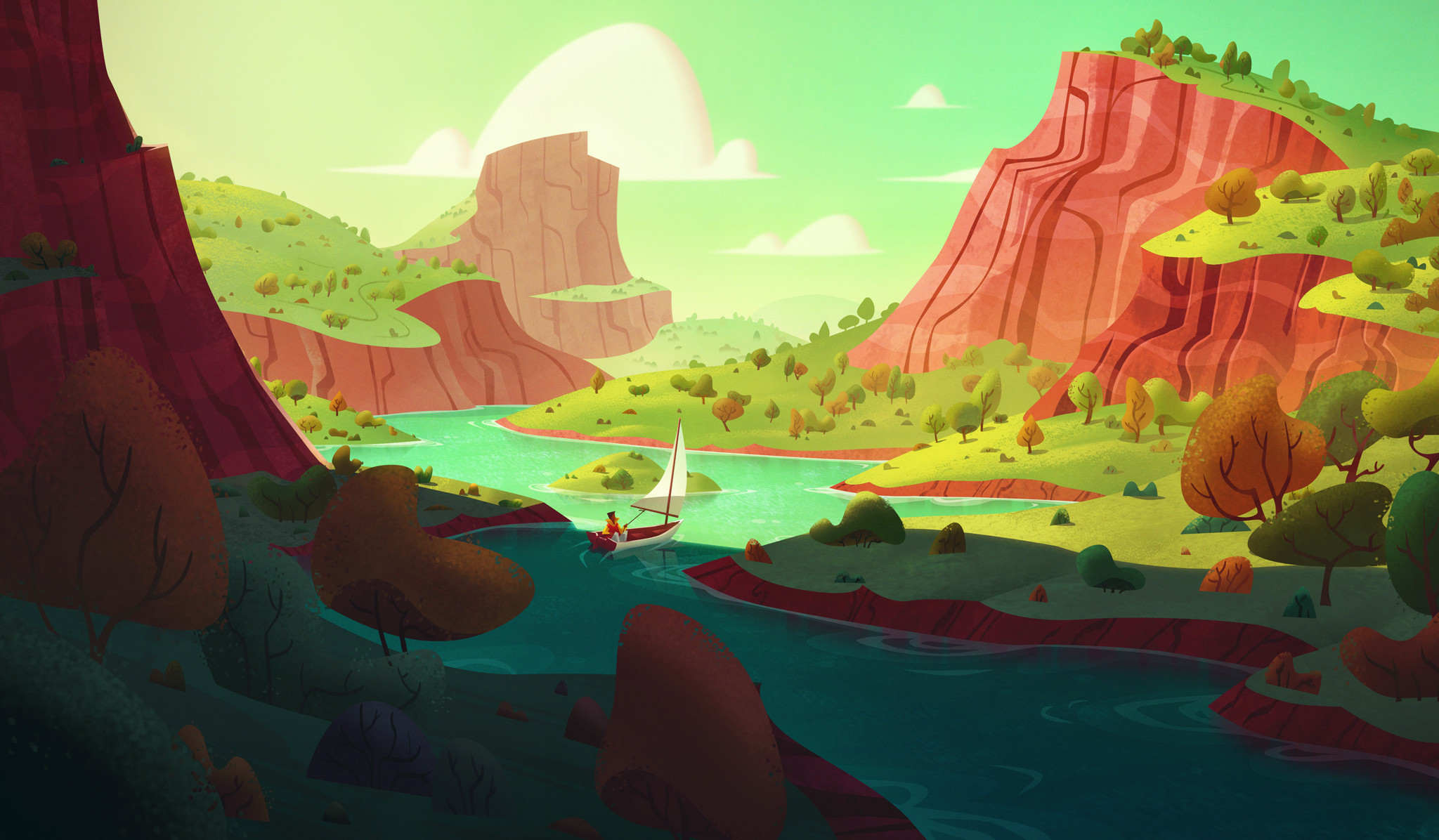 Inspired by the amazing style of "Tangled: The Series" - Photoshop