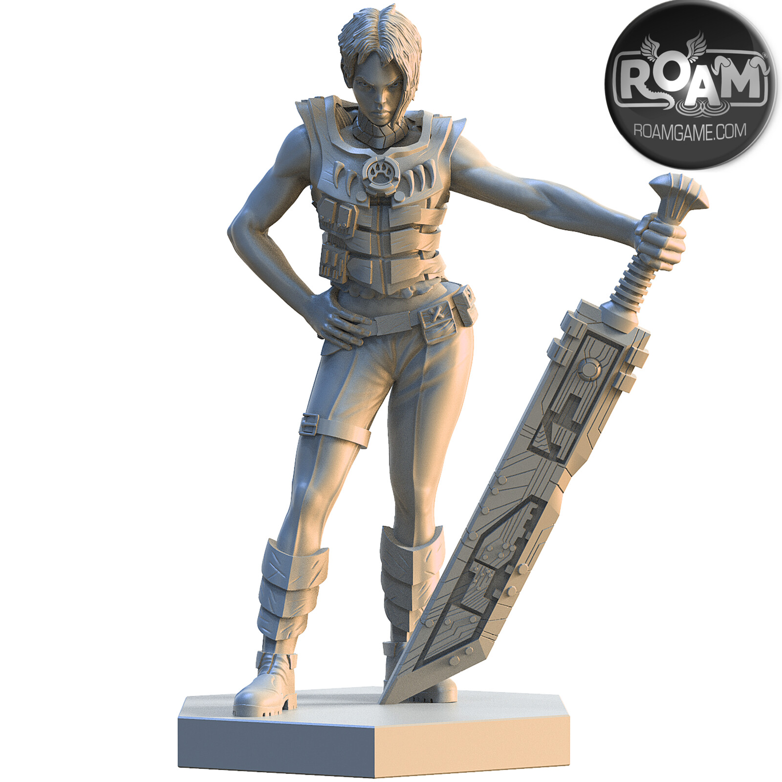 ROAM boardgame miniatures - Camelia