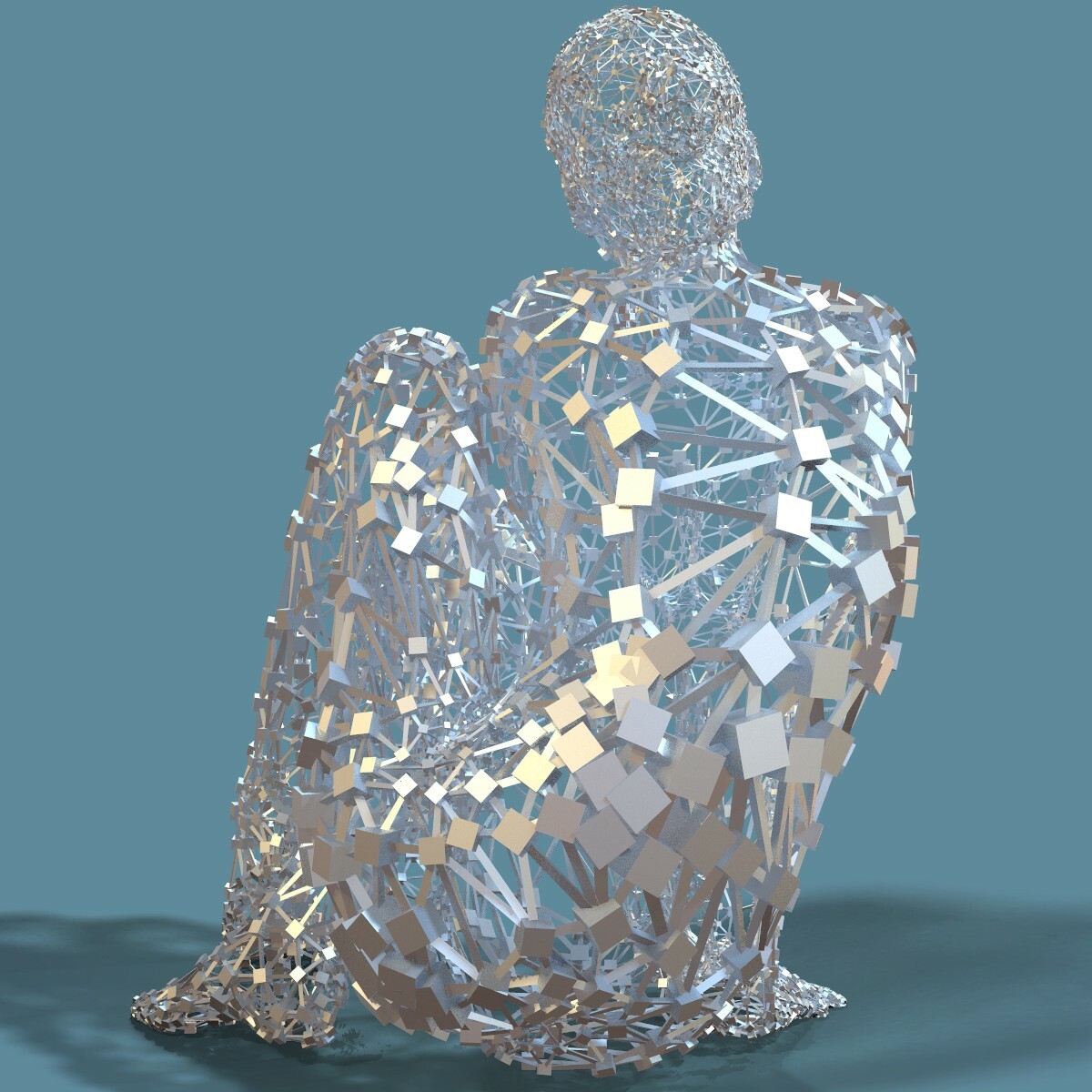 Artstation Abstract Cubist Sculptures Polygonal Miniatures