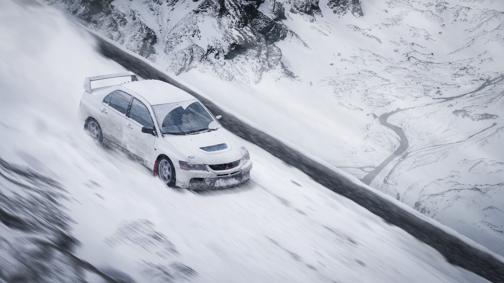 Mitsubishi Lancer Evolution 9 Winter