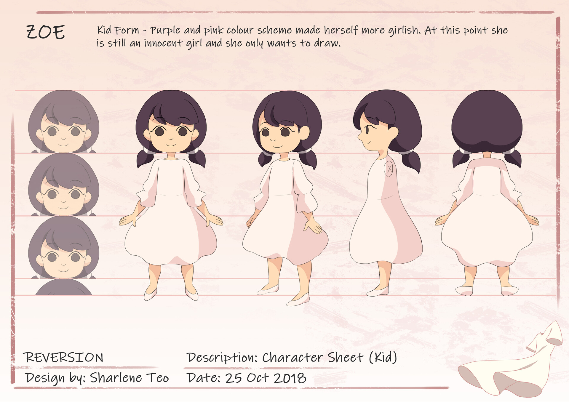 Sharlene Teo Reversion Character Sheets