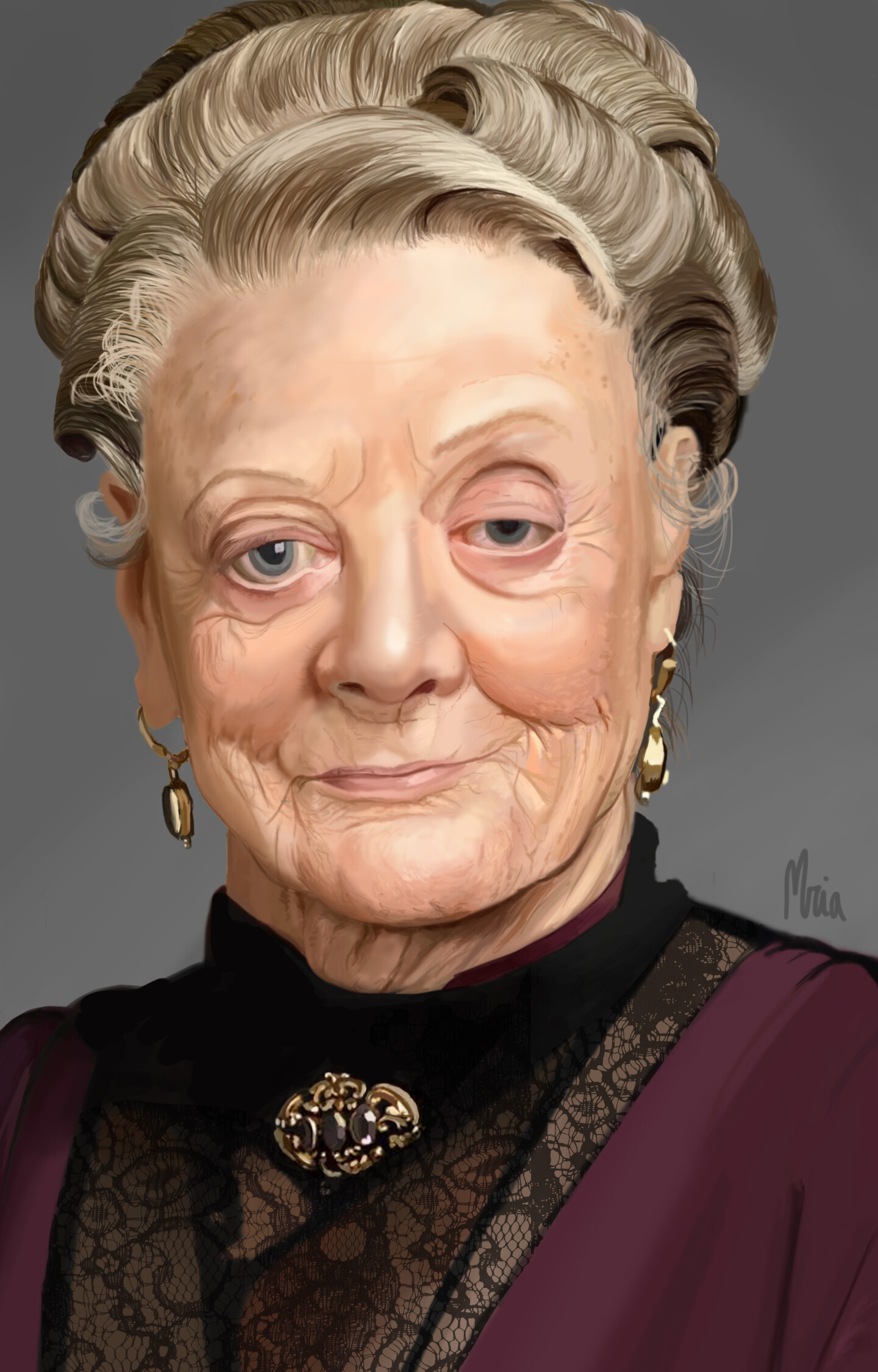 Artstation Maggie Smith Minerva Mcgonagall Mria Art