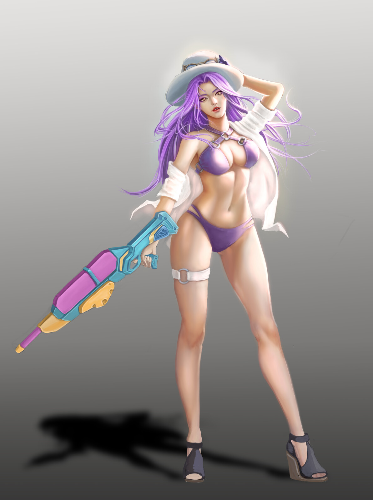 Кейтлин из боевой академии цветовые схемы