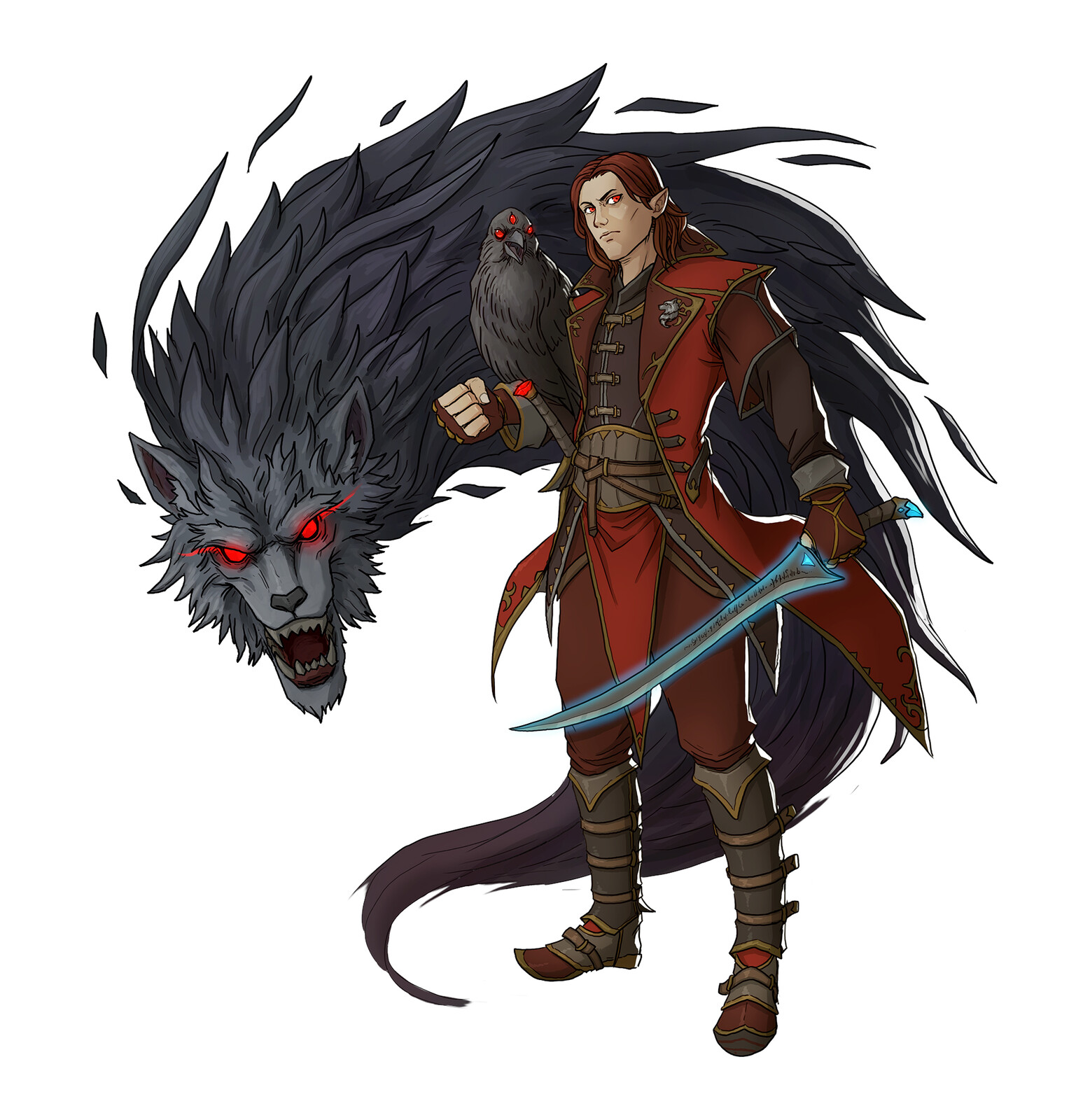Wulfric, Half-Elf Blood Hunter