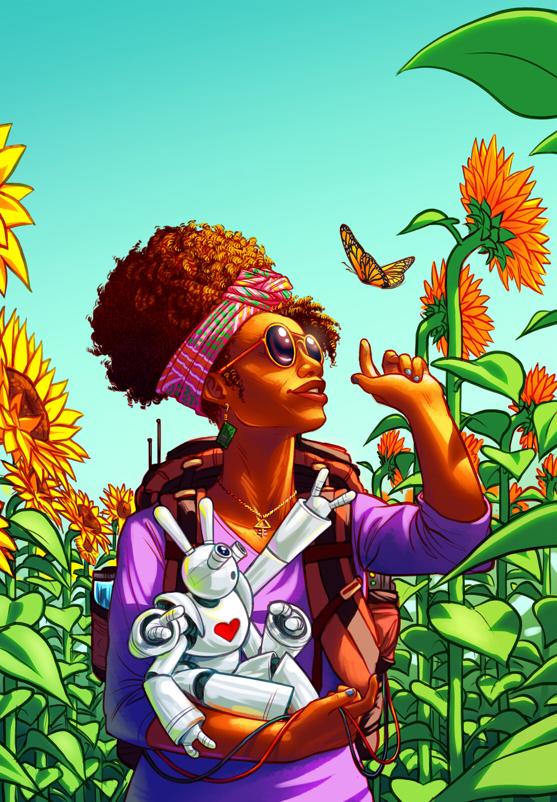 Stop and Smell the Sunflowers