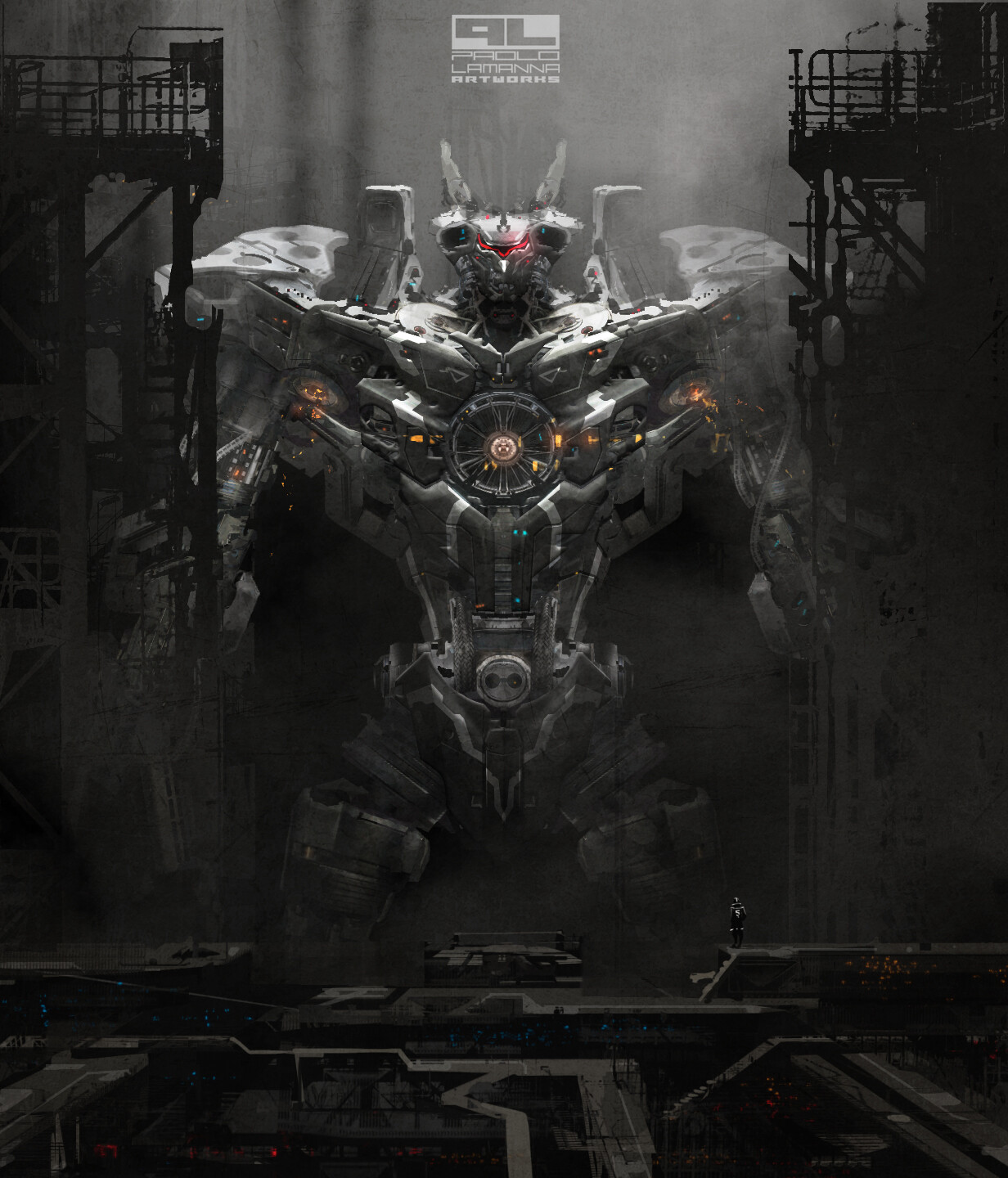 Paolo Lamanna Photobash Mech Just For Fun