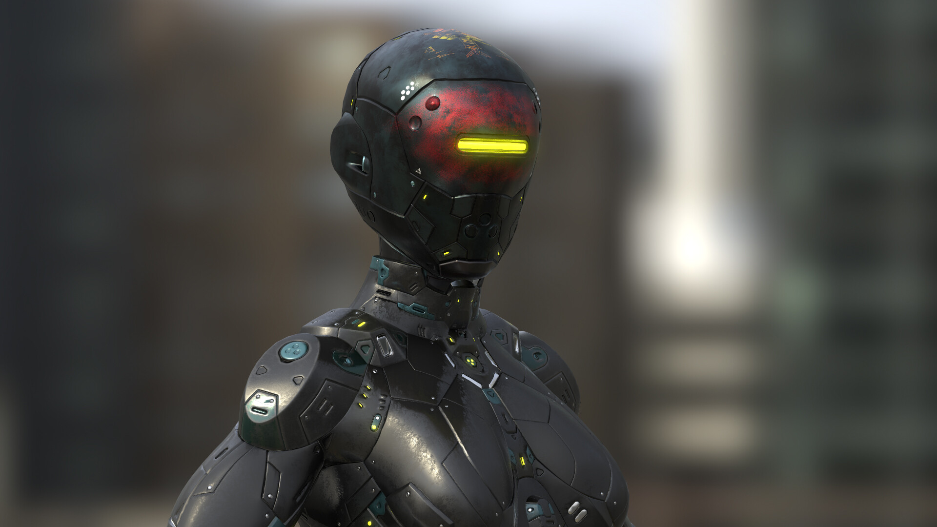 Artstation Female Scifi Suit Benjamin Noisette