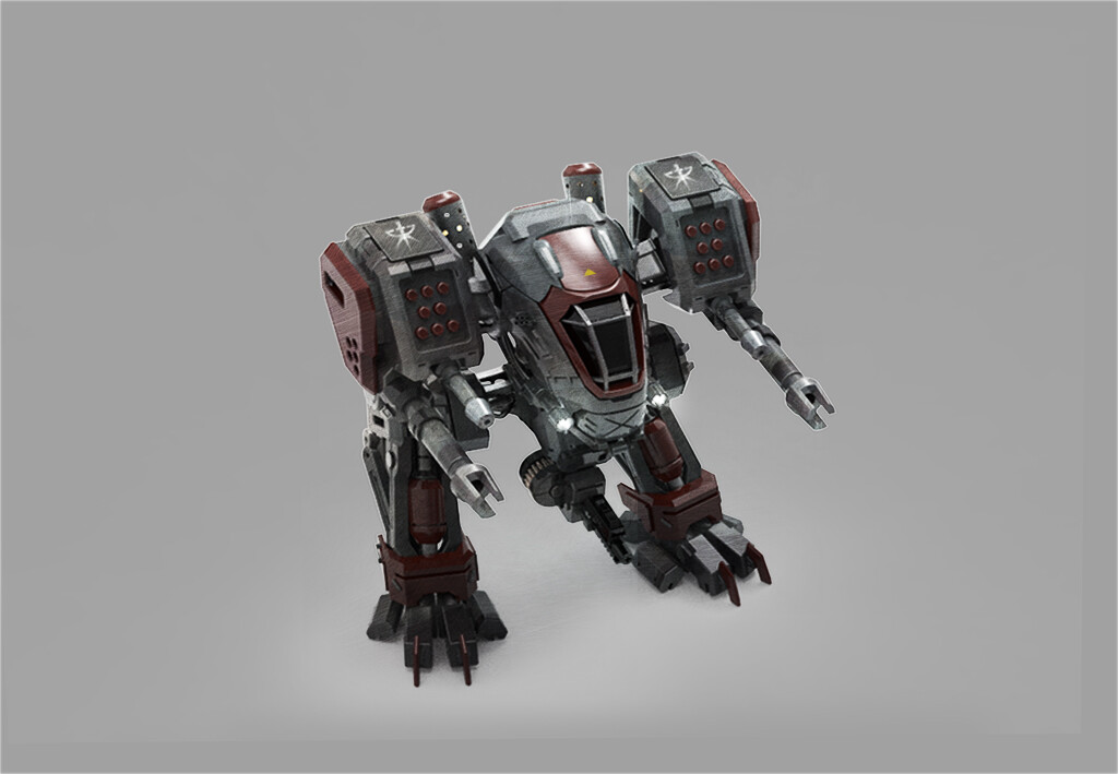 Nak Ma Starcraft Goliath 3dmodel