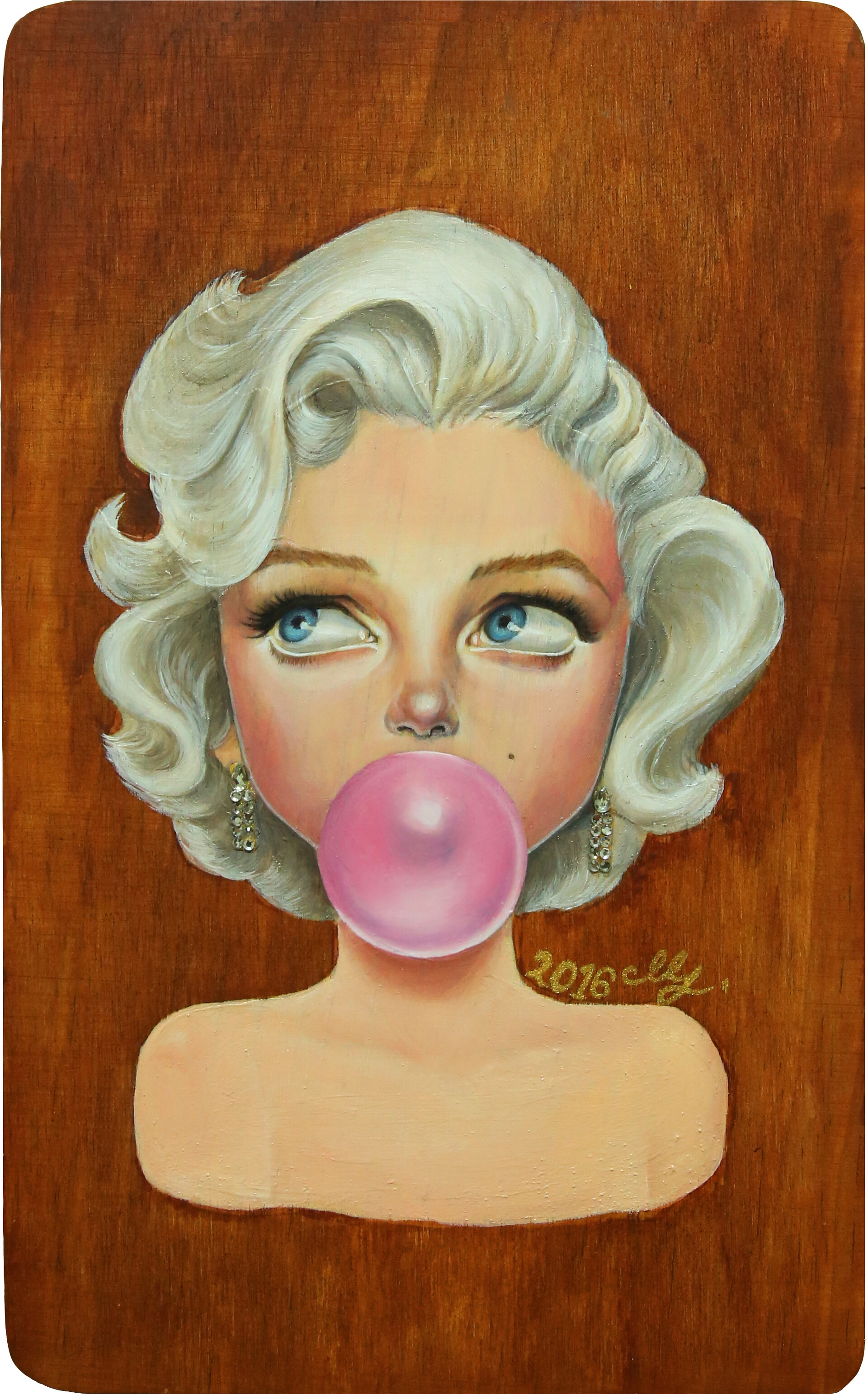 Artstation Marilyn Monroe Bubble Gum Mj Jennie Kim