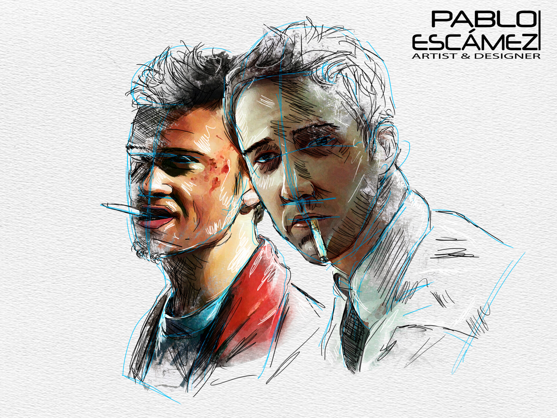 Artstation Fight Club Pablo Escamez